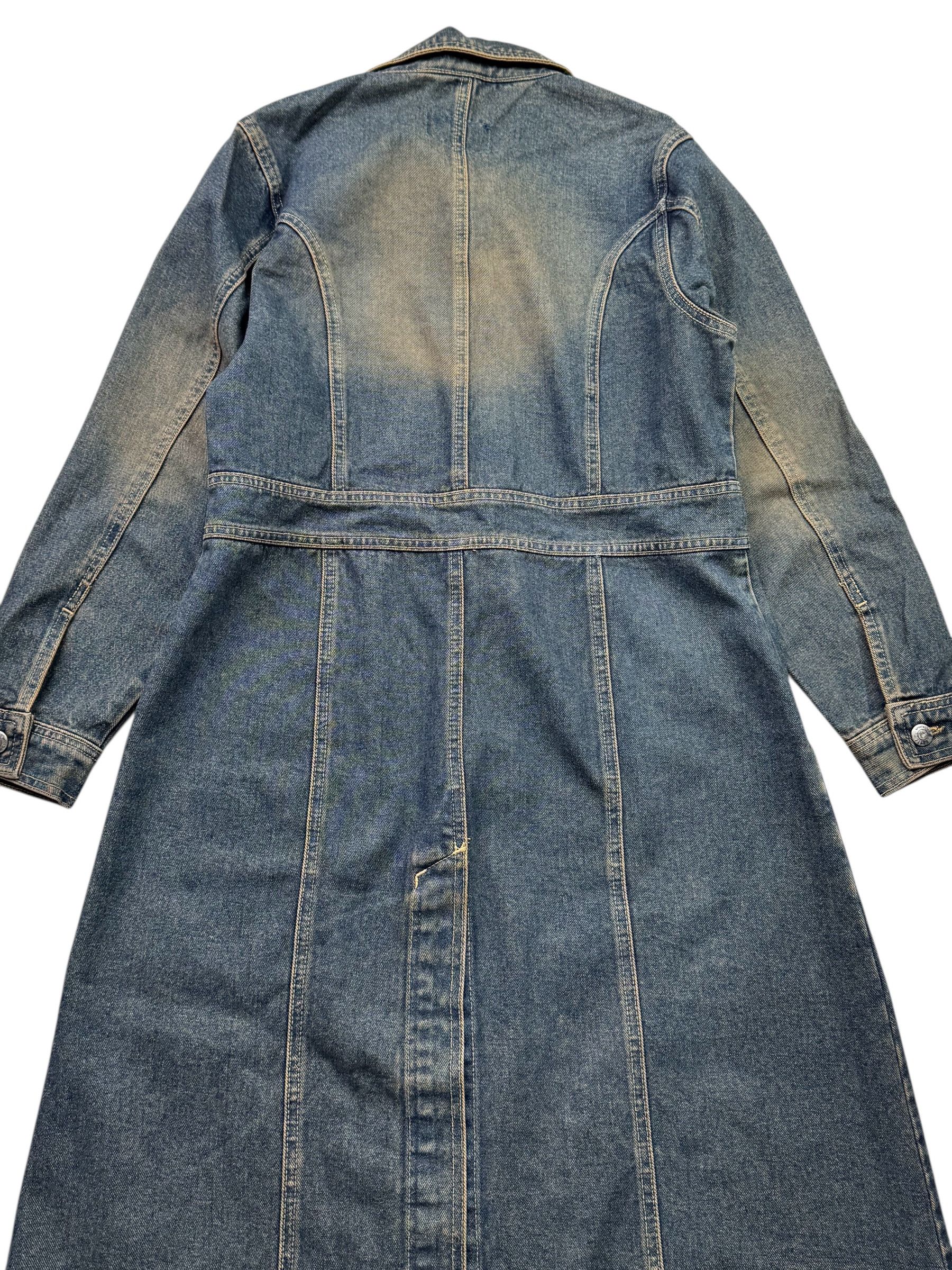 Vintage Vintage Denim Maxi Faded Dress With Long Sleeve W221(V9) Size M / US 6-8 / IT 42-44 - 5 Thumbnail