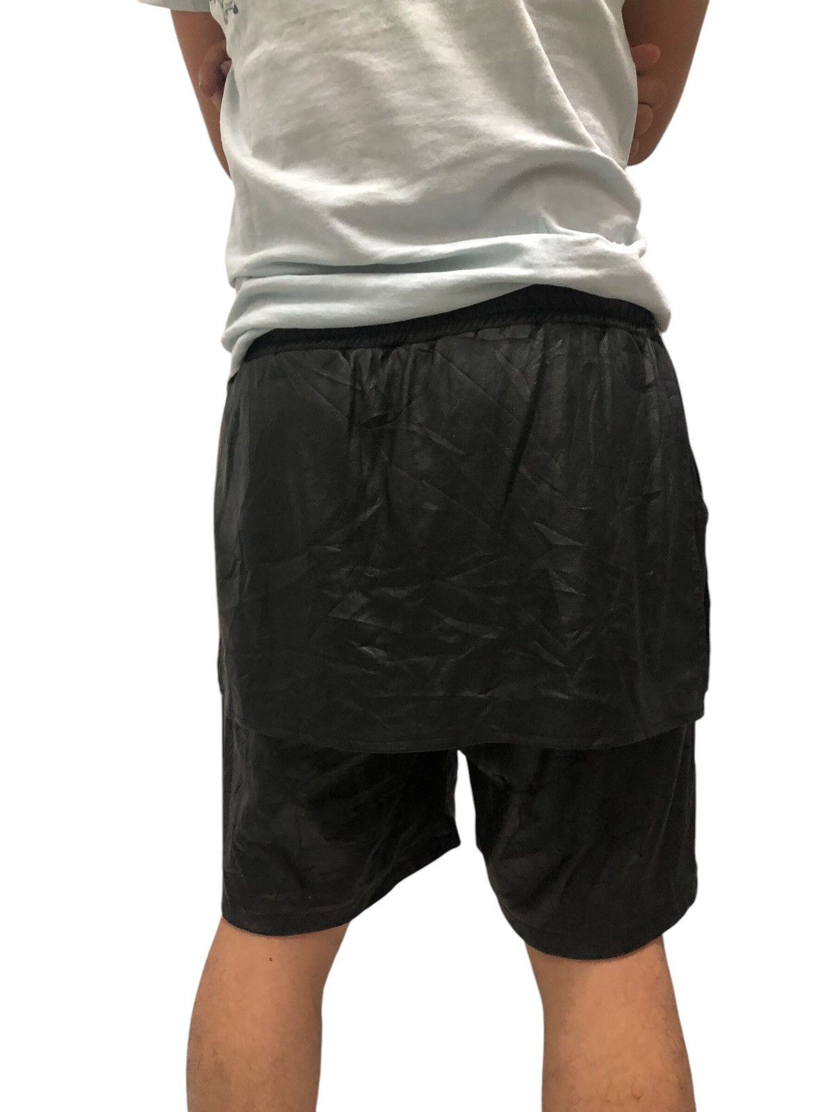 If Six Was Nine × Japanese Brand × Le Grande Bleu (L.G.B.) Vintage Legenda Short + Skirt Style Leather Pant Size US 30 / EU 46 - 5 Thumbnail