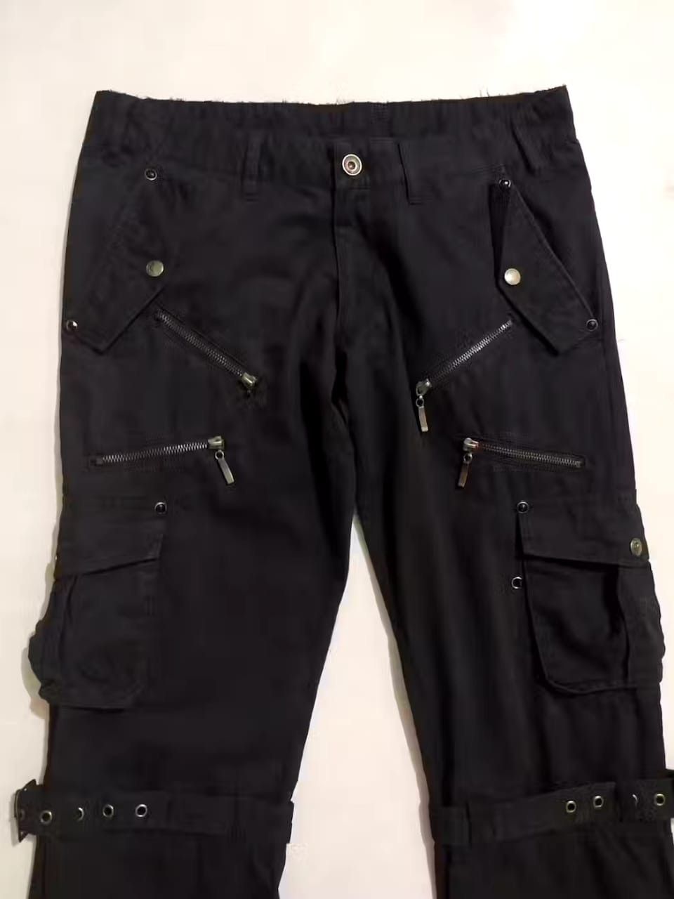 semanticdesign Semantic Design Bondage Cargo Multipocket Flared Pants Size US 29 - 7 Thumbnail