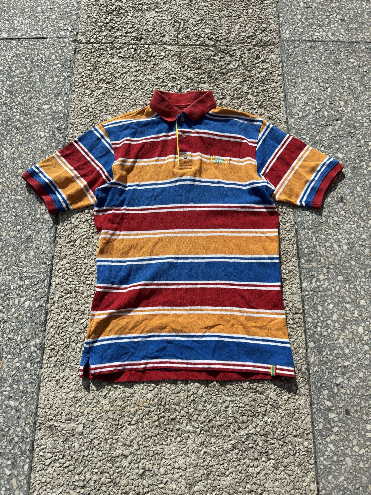 Coogi Coogi Polo Shirt Vintage Hippie Avant Garde Size US L / EU 52-54 / 3 - 2 Thumbnail