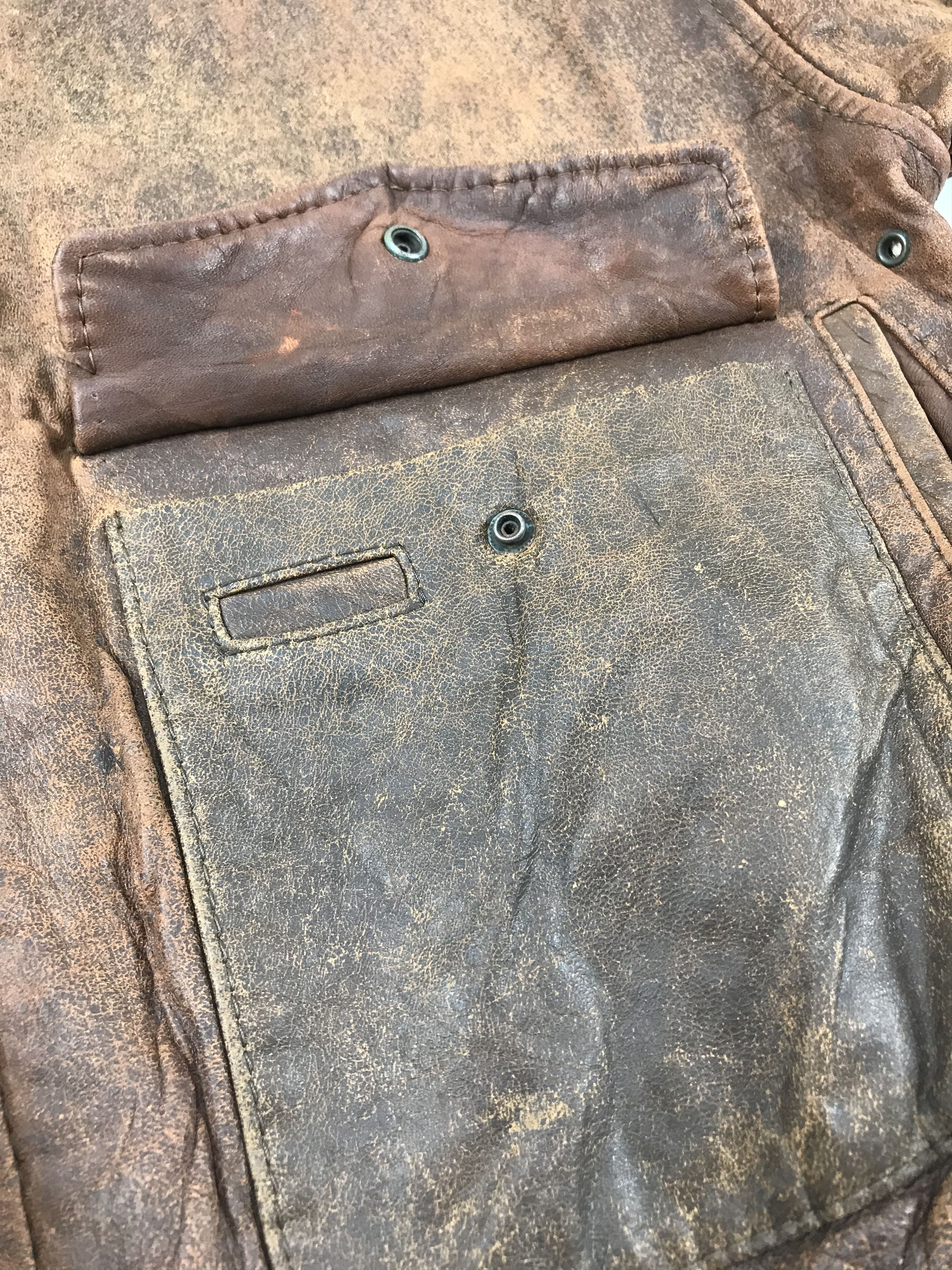 Avirex Vintage Avirex US Army Air Force Old Leather Flight Jacket Size US L / EU 52-54 / 3 - 8 Thumbnail
