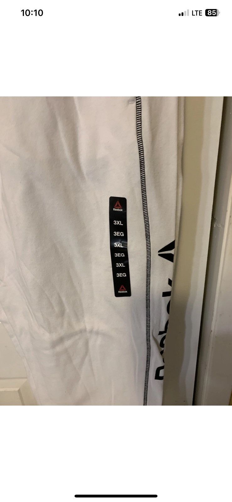 Reebok New Reebok mens sz 3XL cruise control sweatpants white Size US 44 / EU 60 - 1 Thumbnail