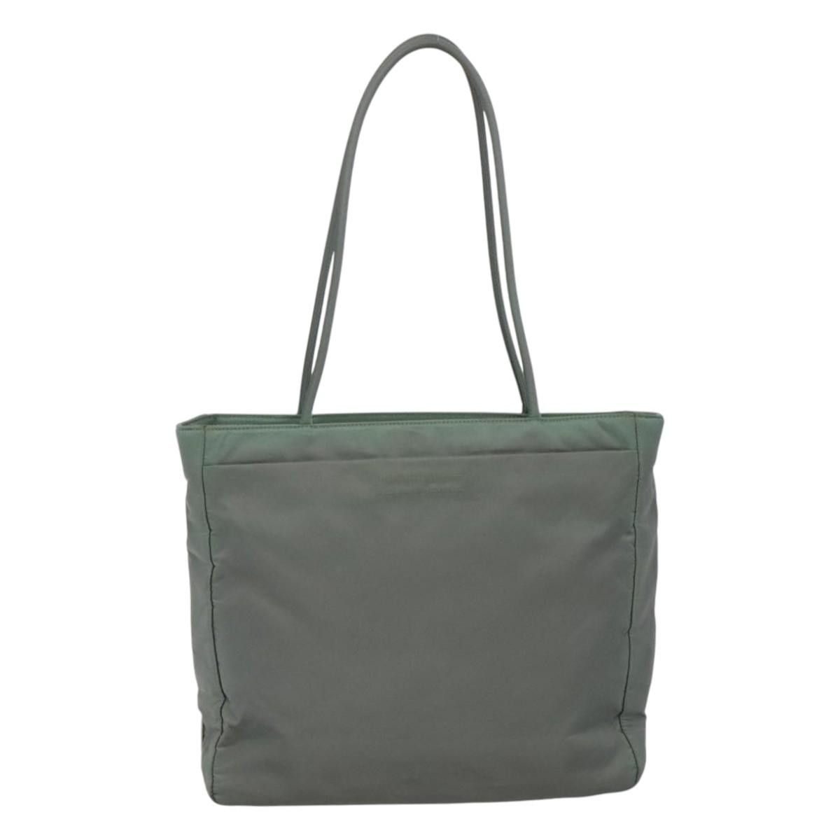 Re-Nylon Grey Synthetic Tote Bag (Pre-Owned)