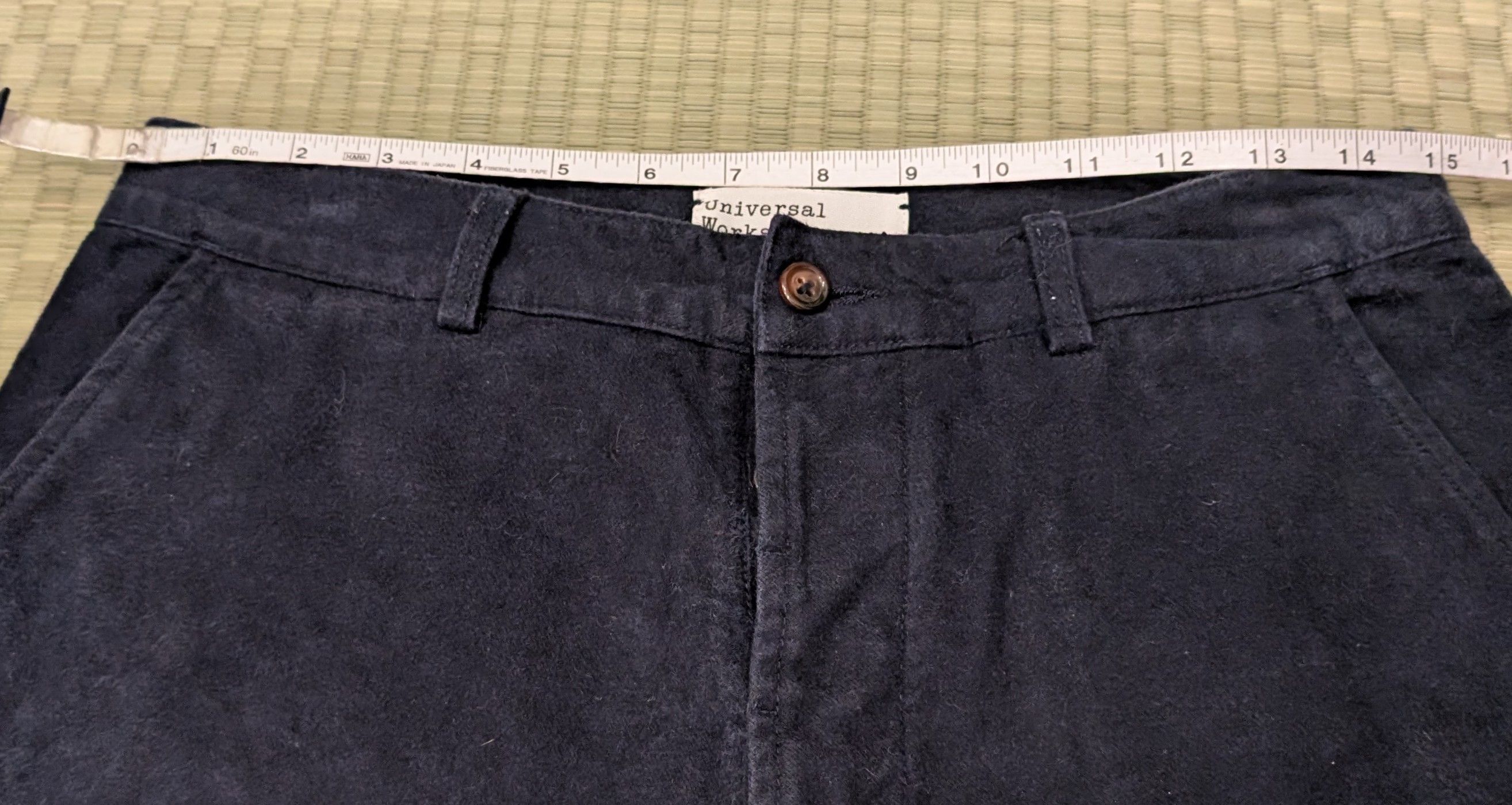 Universal Works Universal Works Brushed Cotton Chinos Dark Navy Size US 30 / EU 46 - 6 Thumbnail