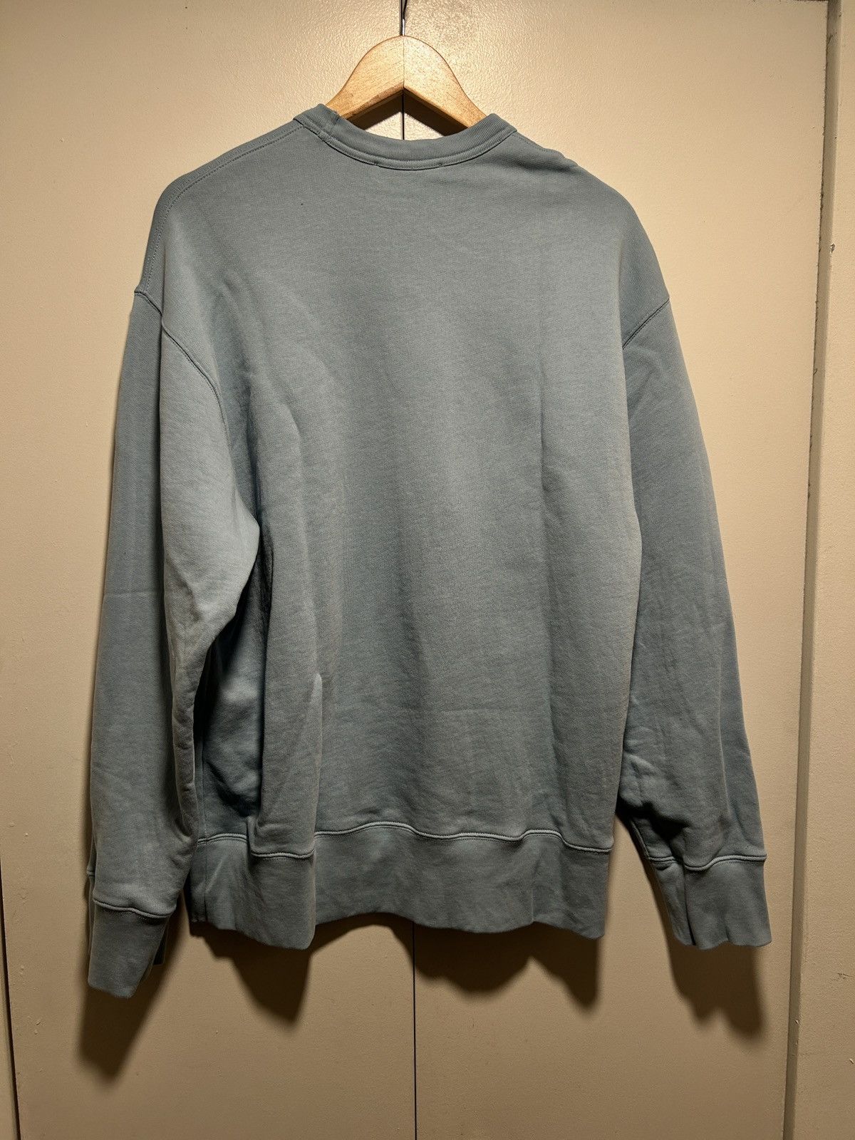 Acne Studios ACNE STUDIOS FAIRVIEW FACE CREW SWEAT POWDER BLUE Size US XS / EU 42 / 0 - 3 Thumbnail