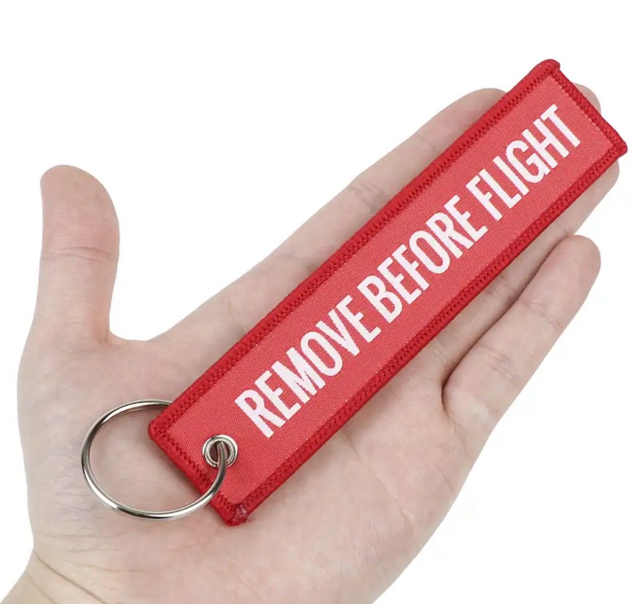 Vintage Remove Before Flight Keyring Keychains Luggage Tag Label Size ONE SIZE - 2 Thumbnail