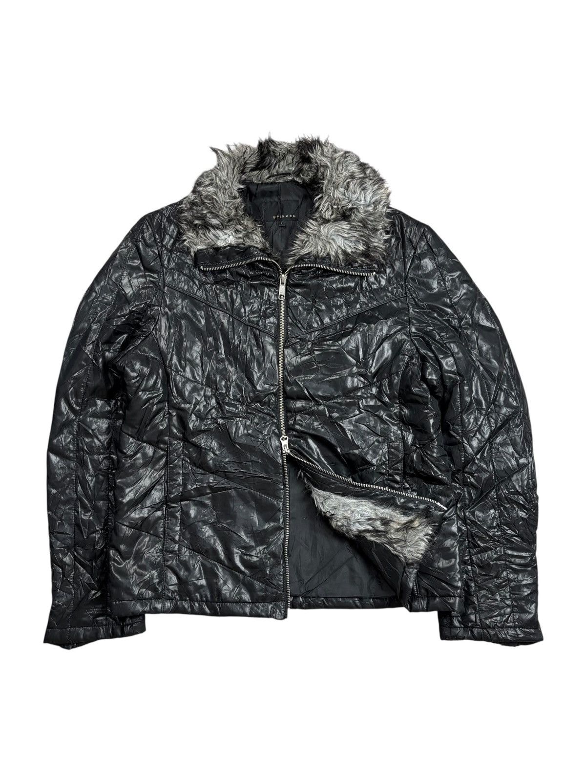 Tornado Mart 2000s Spinash - Vkei Style Fur Collar Jacket Size US M / EU 48-50 / 2 - 2 Thumbnail