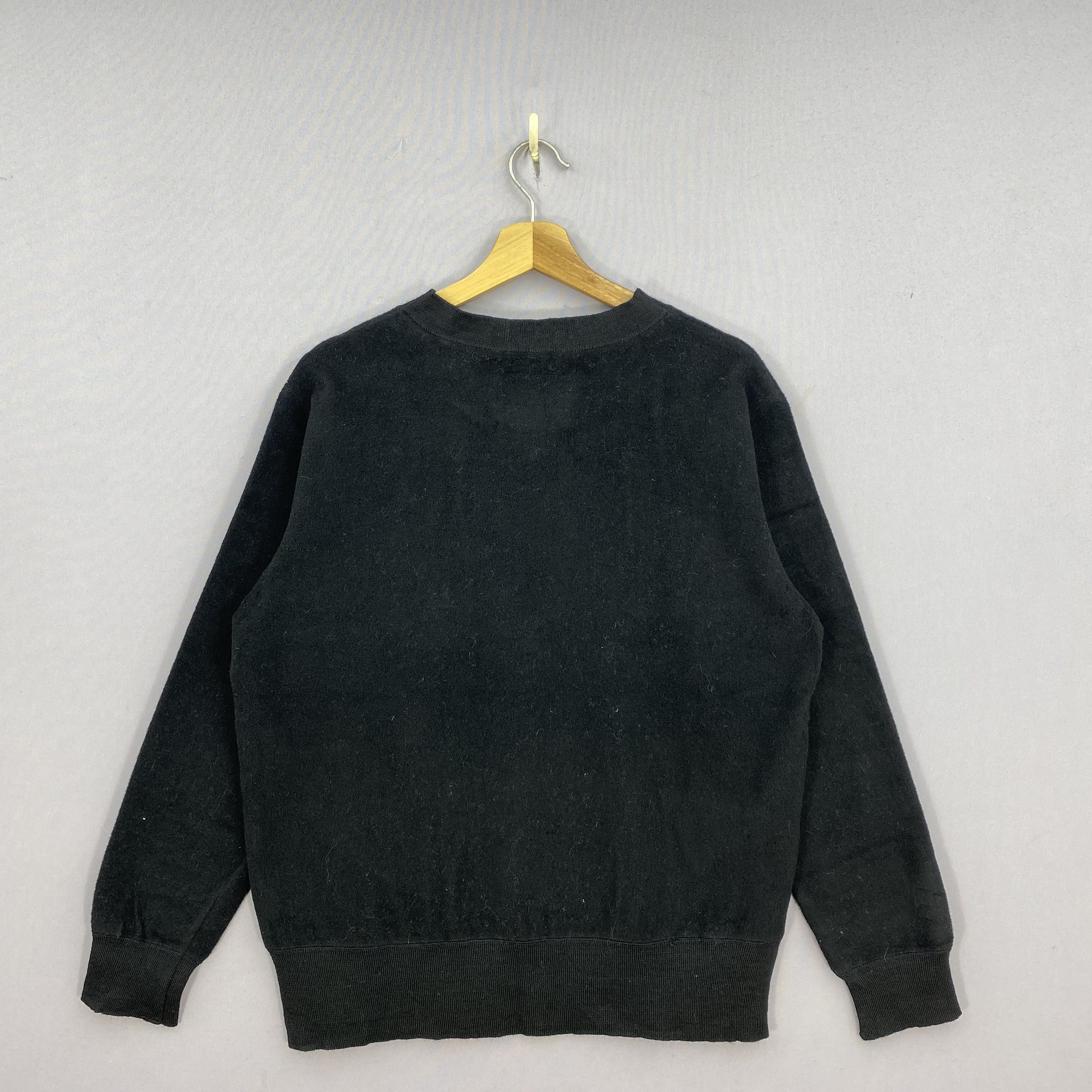 Margaret Howell Vintage 90s Margaret Howell Plain Pullover Wool Sweatshirt Size US M / EU 48-50 / 2 - 3 Thumbnail