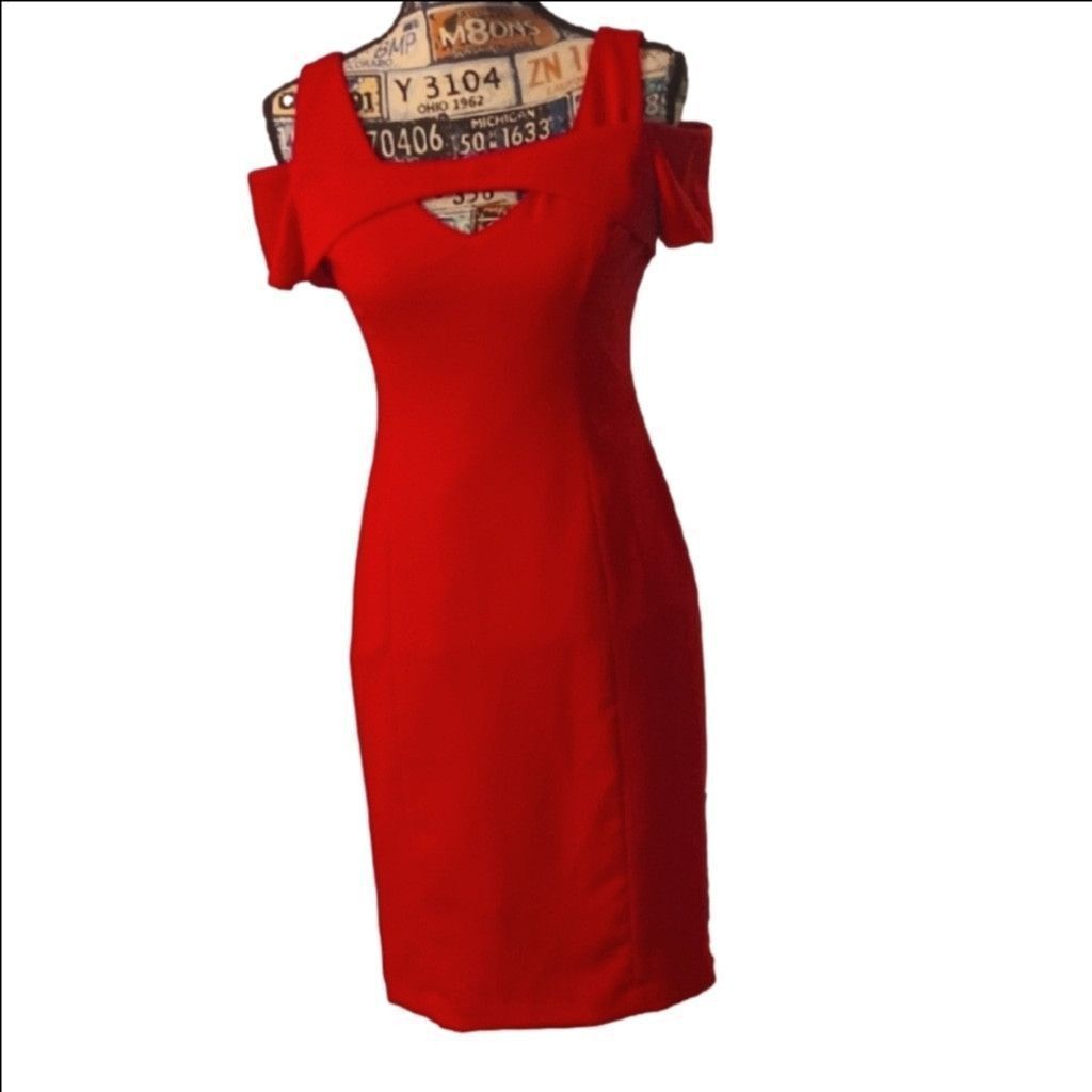 Other NUE By Shani Red Dress Size 2 Size XS / US 0-2 / IT 36-38 - 1 Thumbnail