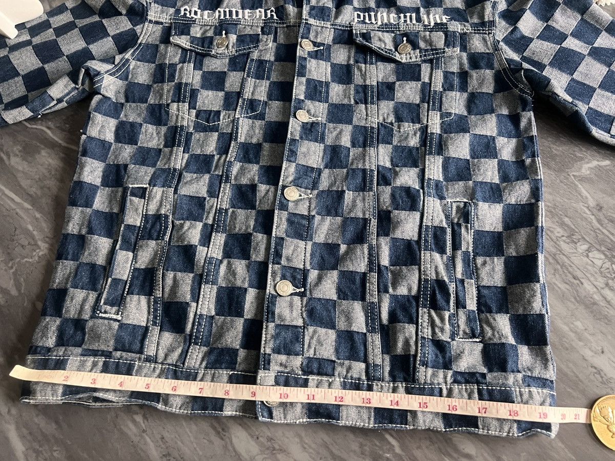 Rocawear Roca Wear : Check Board Pattern Denim Jacket Size US M / EU 48-50 / 2 - 15 Thumbnail