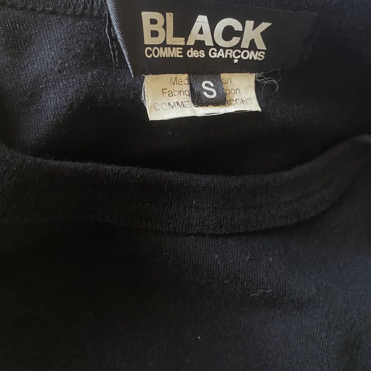 Comme des Garcons × Comme des Garcons Black Black CDG T Shirt Size S / US 4 / IT 40 - 6 Thumbnail