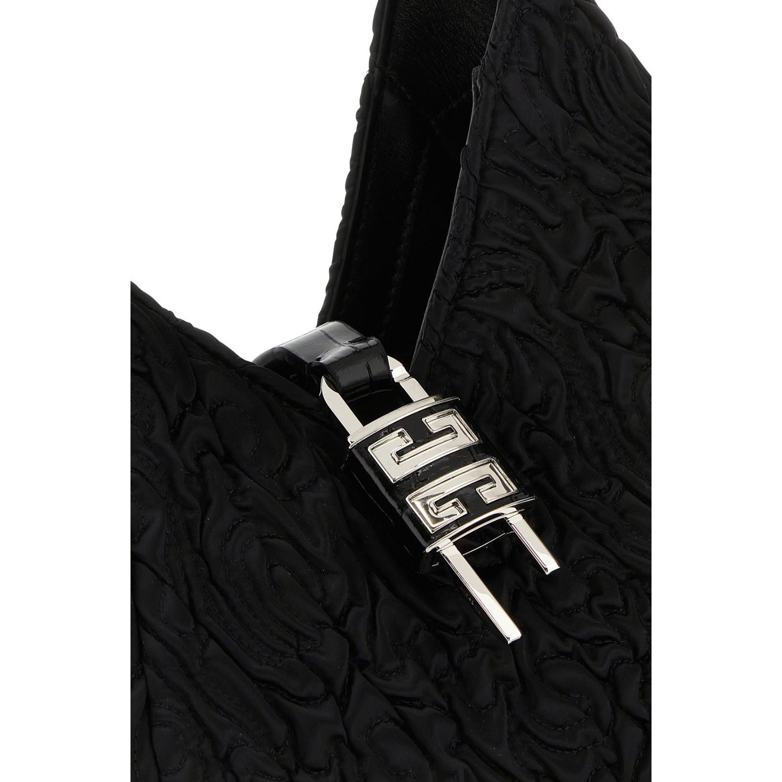 Givenchy GIVENCHY G-Hobo Mini Black ylon Top Handle Bag New & Authent Size ONE SIZE - 4 Thumbnail