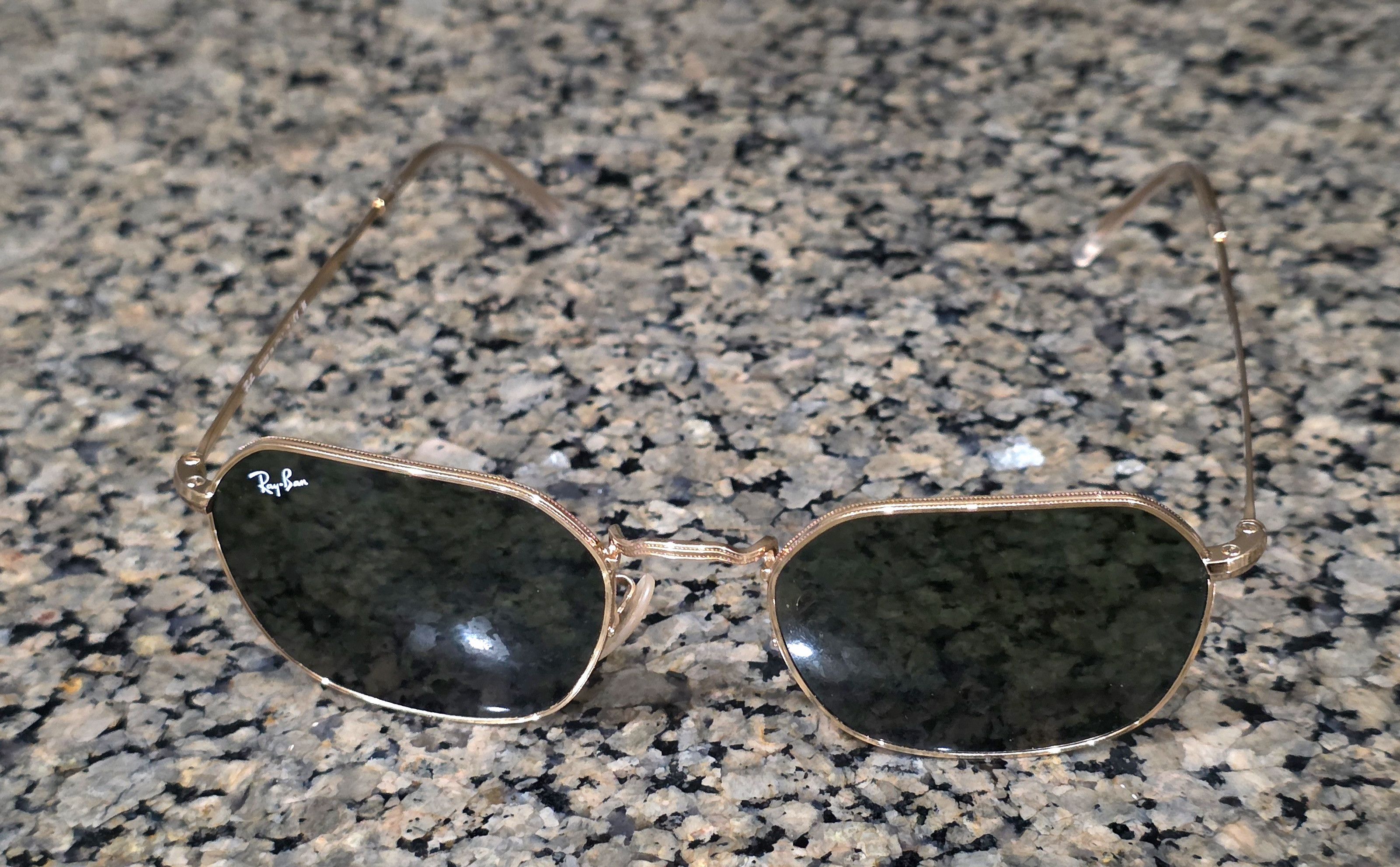 RayBan Ray-Ban Sunglasses RB3694 Jim 001/31 Gold Frames Size ONE SIZE - 3 Thumbnail