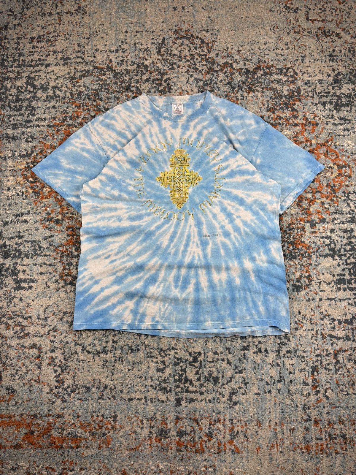 Band Tees Vintage 90s Ziggy Marley the melody makers reggae tiedye tee Size US XL / EU 56 / 4 - 1 Thumbnail