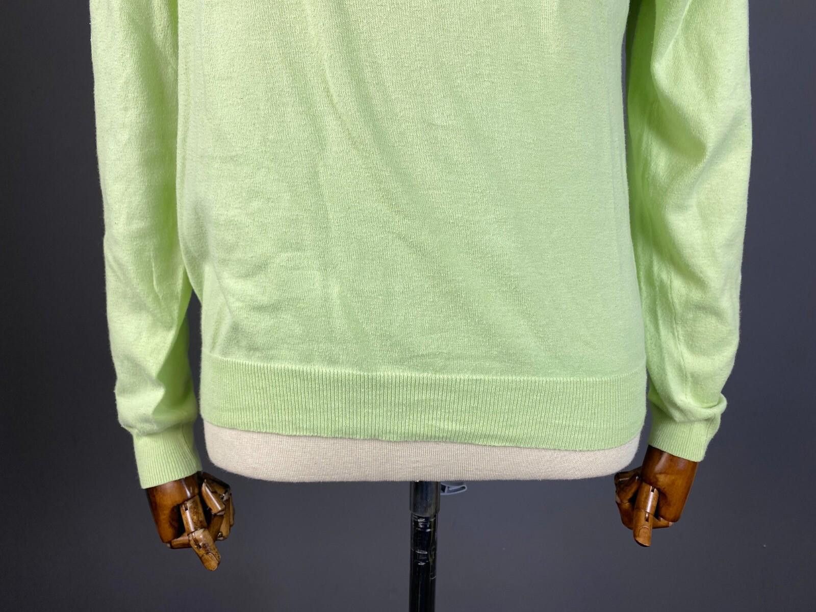 La Martina La Martina Green Knit Long Sleeve Sweater Size L Size US L / EU 52-54 / 3 - 3 Thumbnail