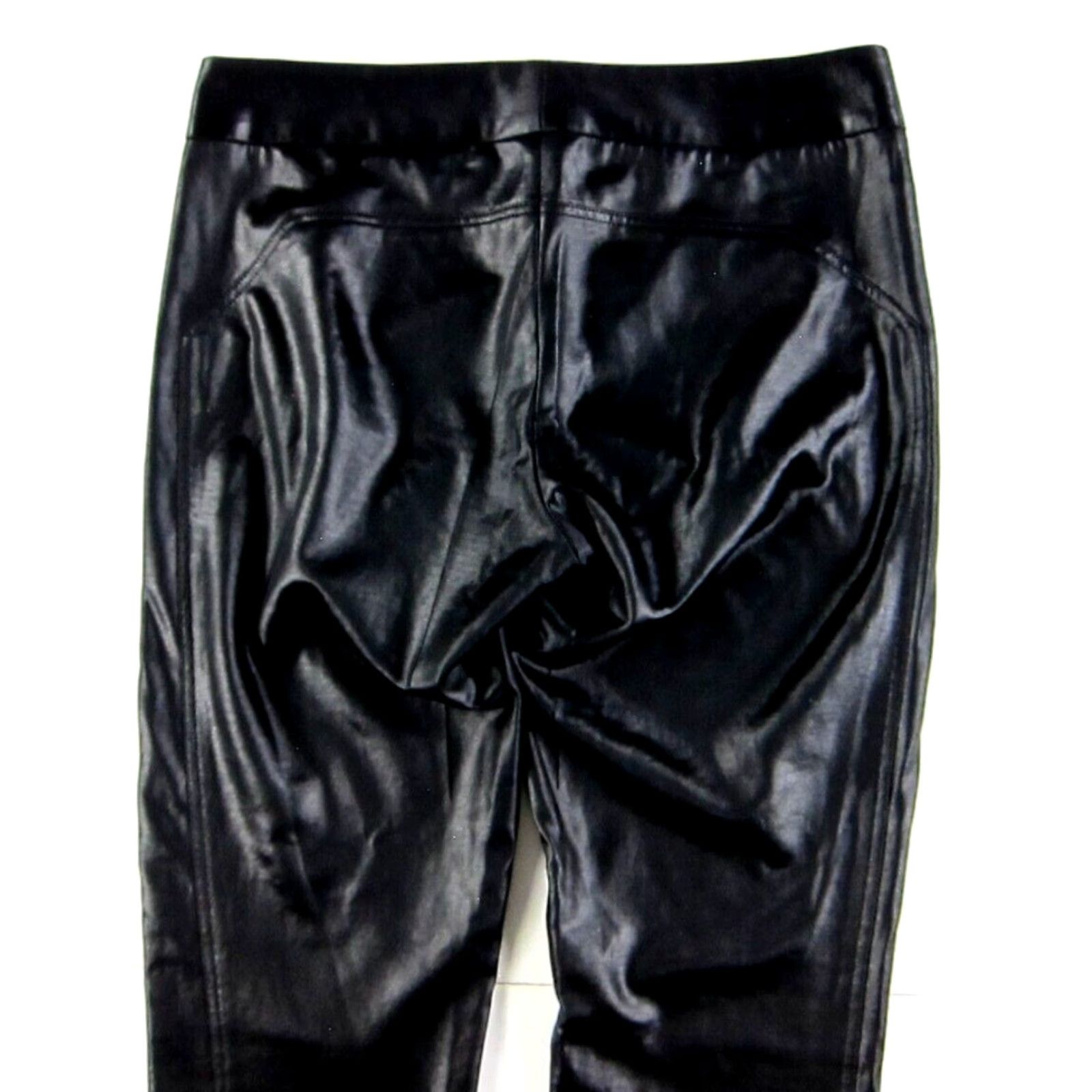 Diane von Furstenberg VINTAGE Diane von Furstenberg Black Cotton Stretch Shimmery Slim Pant Woman 4 Size 27" / US 4 / IT 40 - 5 Thumbnail
