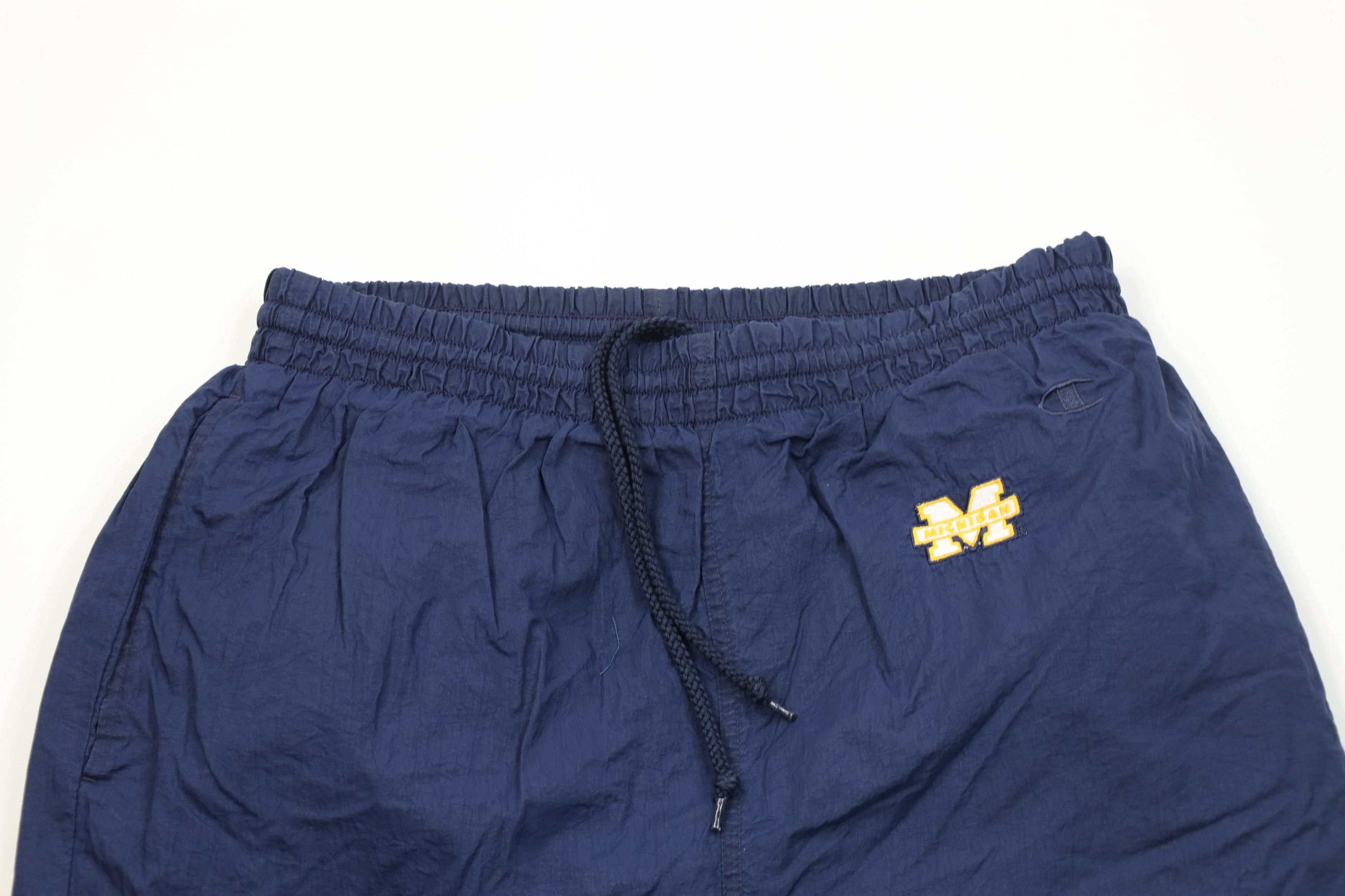 Champion Vintage 90s Champion University Michigan Windbreaker Pants Size US 34 / EU 50 - 2 Thumbnail