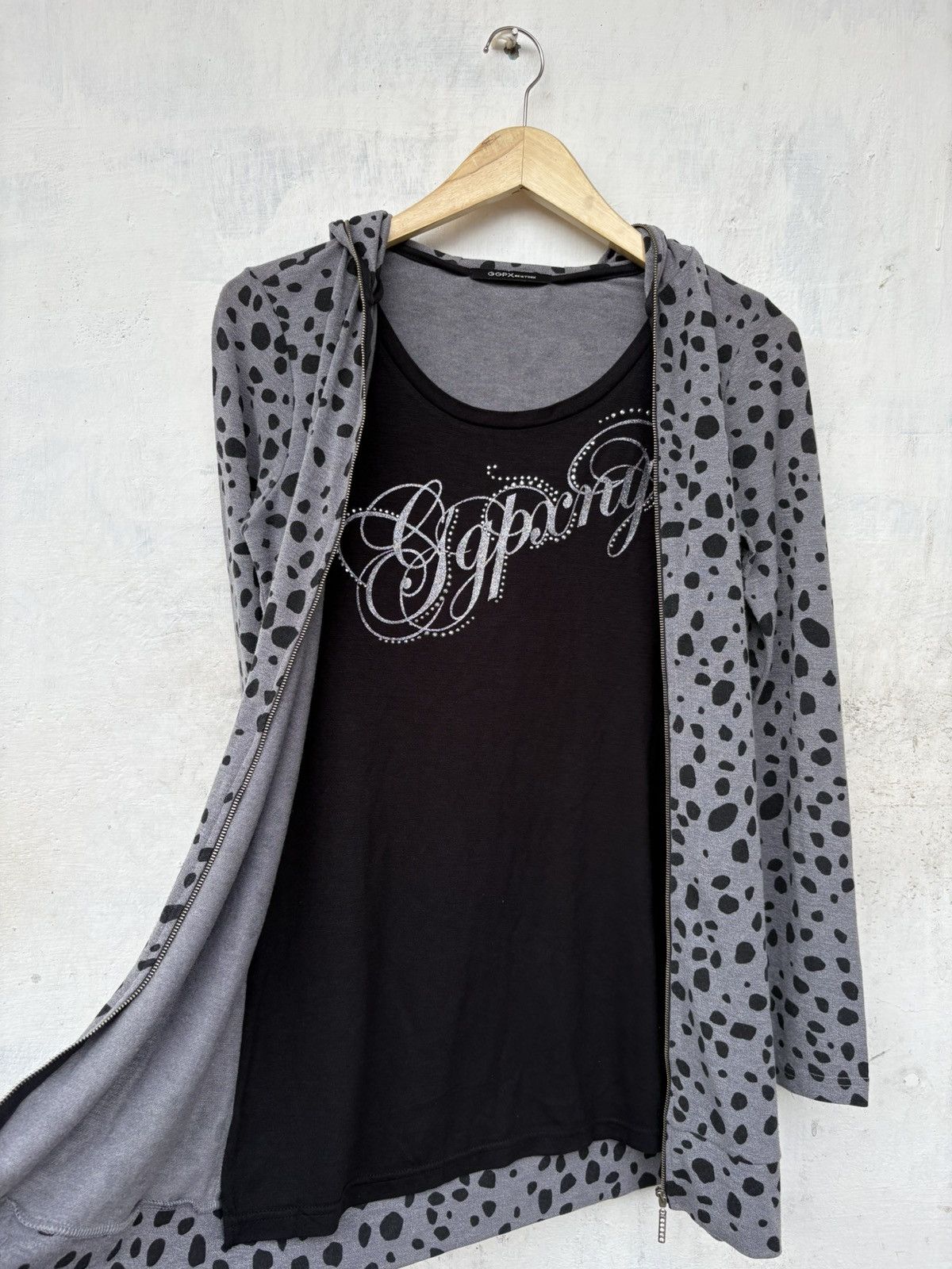 Japanese Brand GGPX NY Leopard Zipper Double Layer Jacker Japanese Brand Size US S / EU 44-46 / 1 - 3 Thumbnail