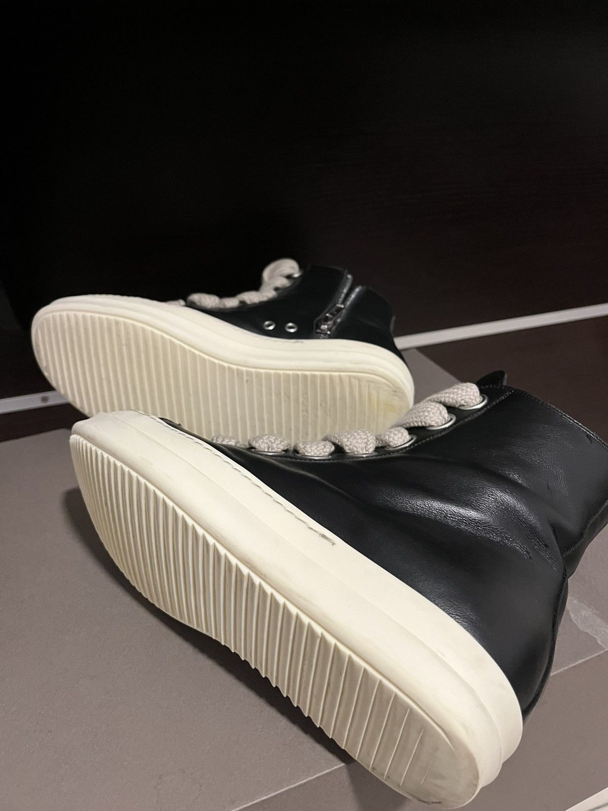 Rick Owens Rick Owens Jumbo Lace Hightop Sneakers Size US 8.5 / EU 41-42 - 7 Thumbnail