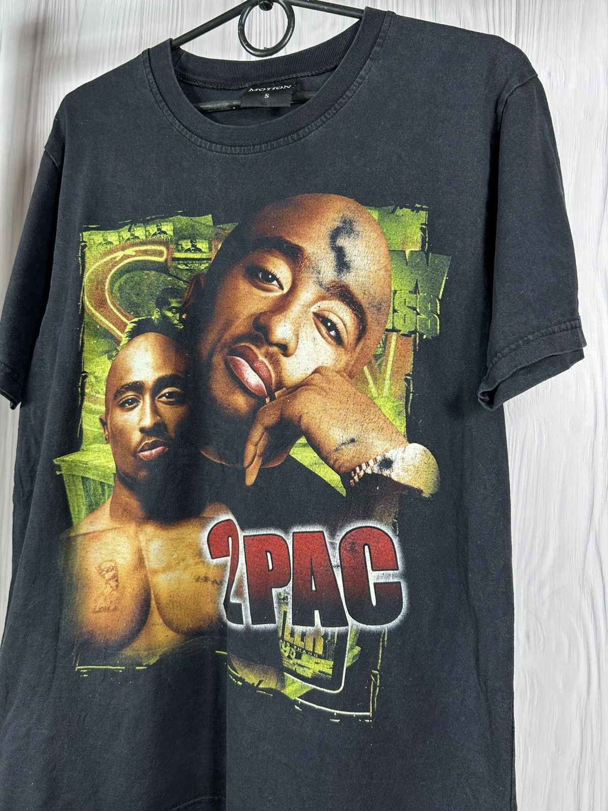 Band Tees Vintage AOP 2Pac Tupac Big Logo T-Shirt Size S Size US S / EU 44-46 / 1 - 4 Thumbnail