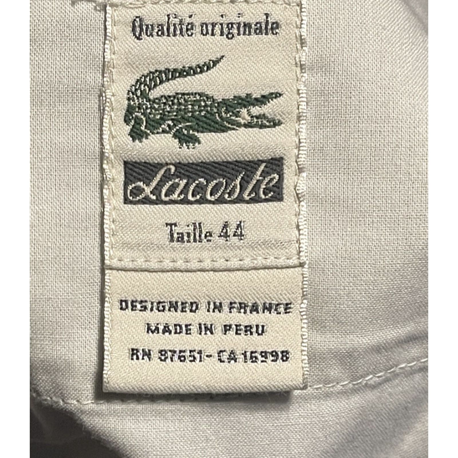 Lacoste Lacoste Original Quality Men’s Chino Khaki Shorts Devanlay Size 44 Tan Chino Mens 44 Size US 44 / EU 60 - 4 Thumbnail