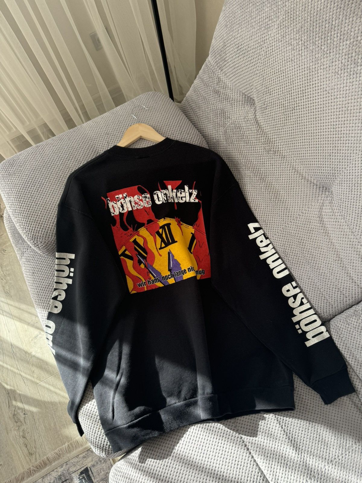 Vintage Bohse Ankelz 1991 Wir Ham Noch Lange Nicht Genug Sweatshirt Size US XL / EU 56 / 4 - 6 Thumbnail