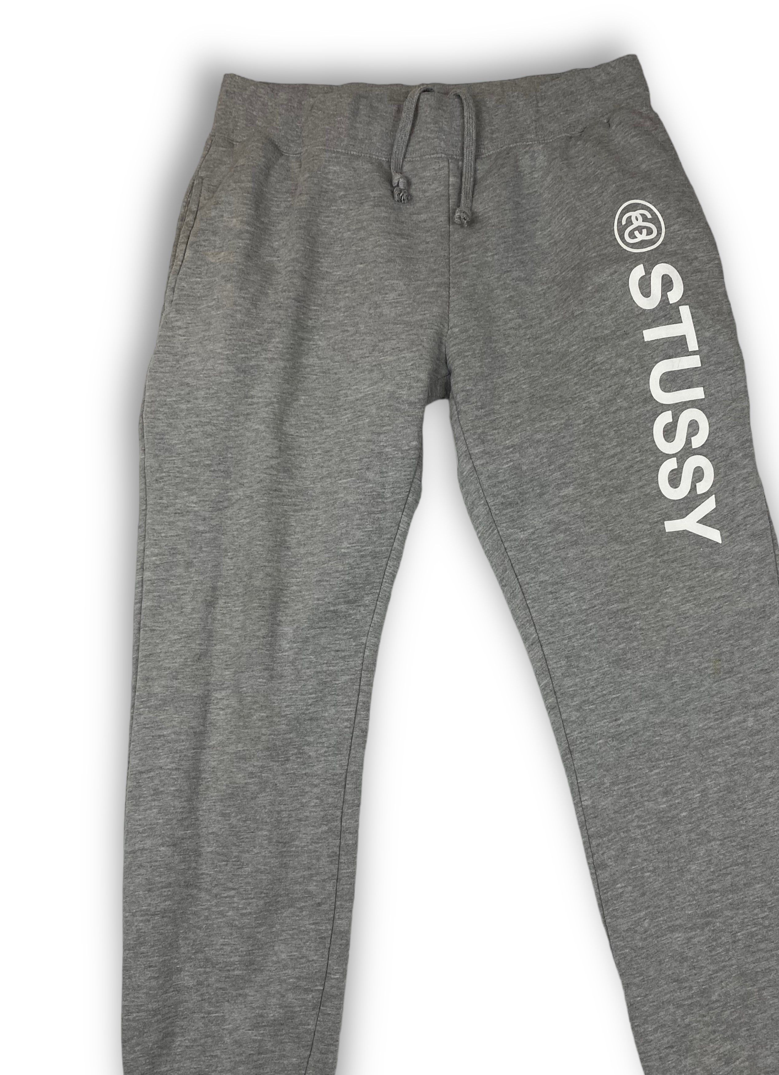 Stussy Vintage STUSSY Grey Big Logo Joggers Sweatpants Y2K M490 Size US 32 / EU 48 - 3 Thumbnail