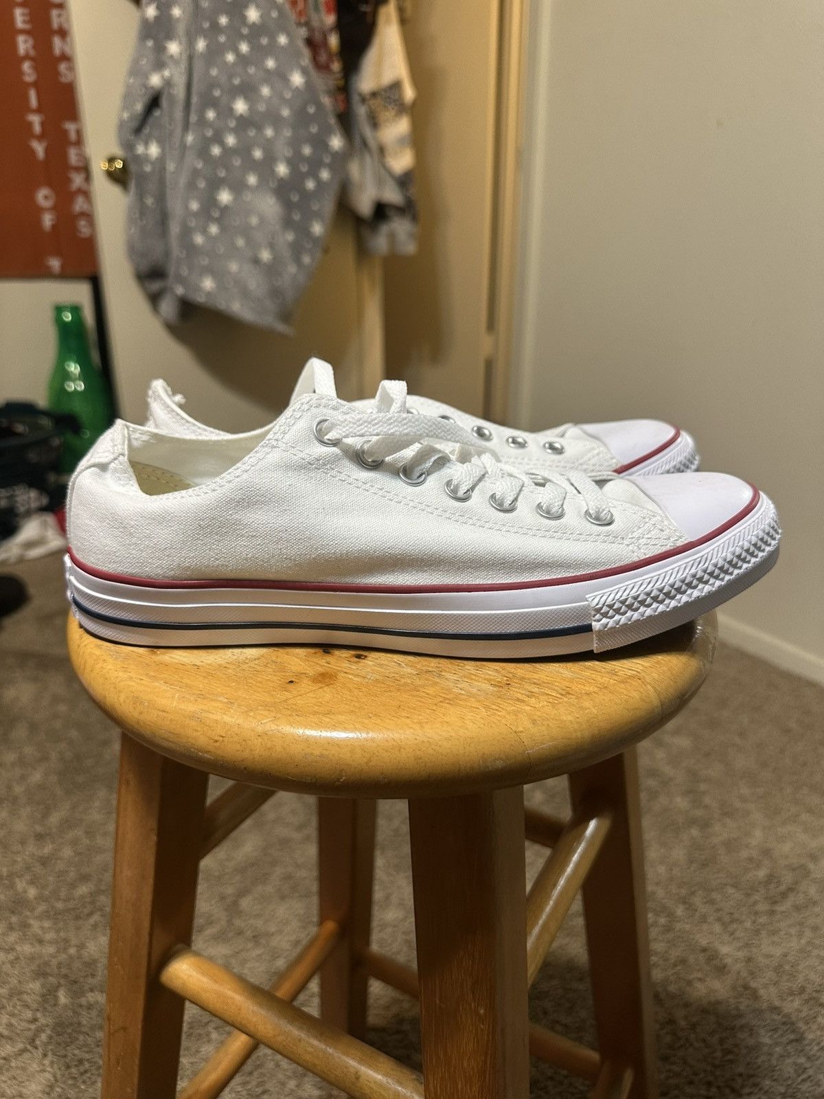 Converse Vintage Converse all-stars “triple white” 00s size 9 Size US 9 / EU 42 - 1 Thumbnail