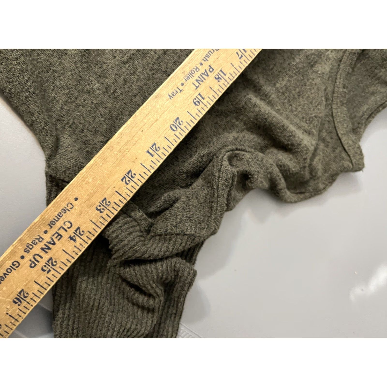 Buffalo David Bitton Women’s Buffalo David Bitton Shirt L Green Long Sleeve Round Neck Solid Size L / US 10 / IT 46 - 5 Thumbnail