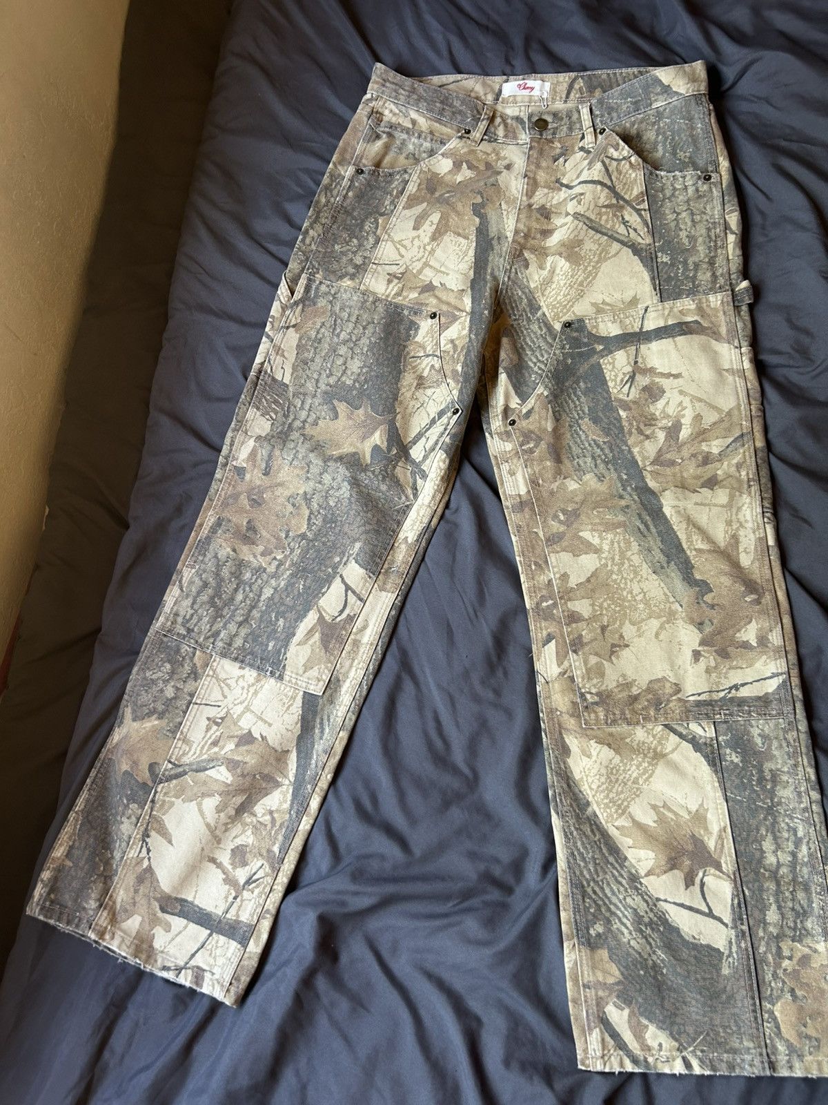 Cherry LA Mossy Oak Double Knee Carpenter Pants Size US 32 / EU 48 - 1 Thumbnail