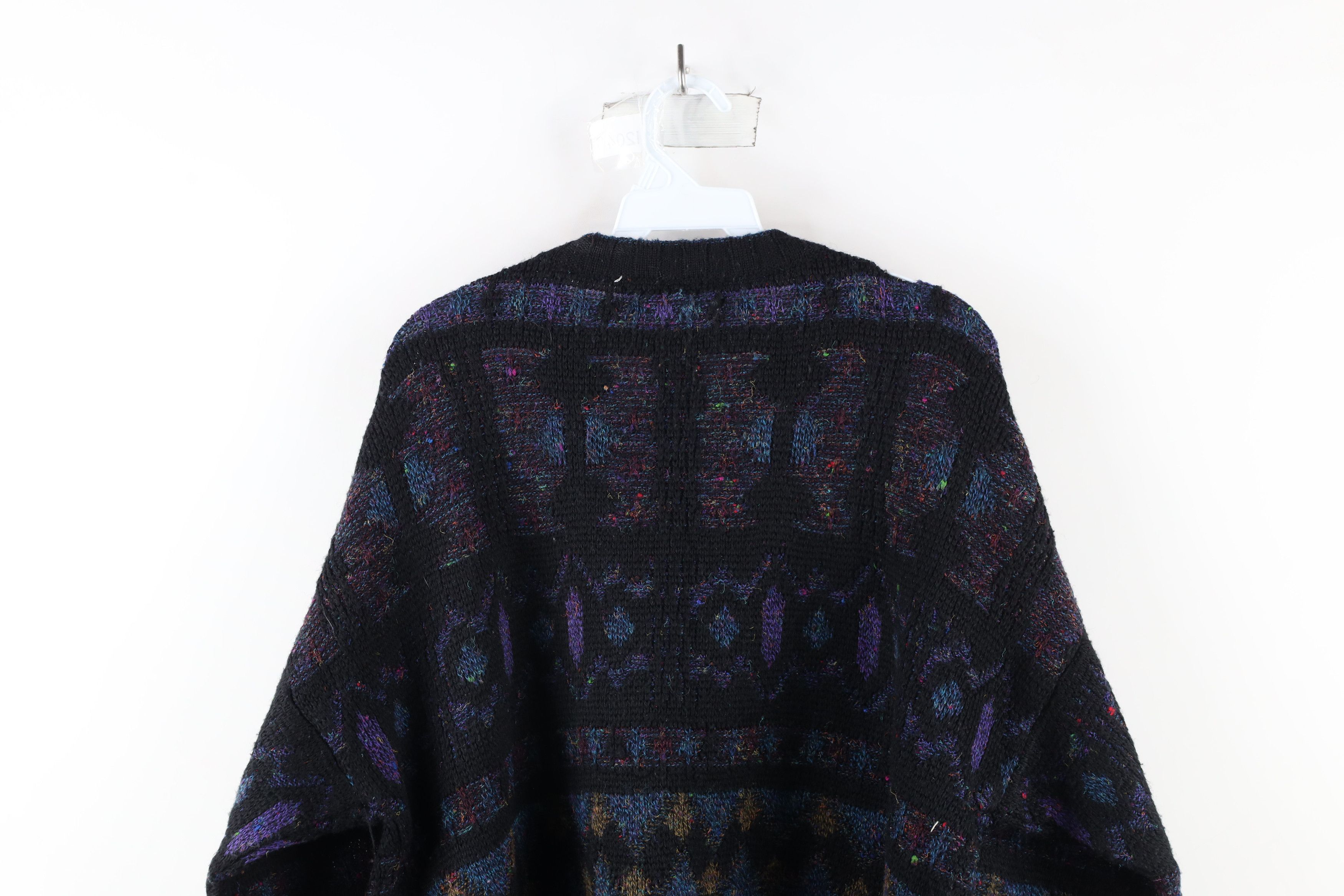 Vintage Vintage 90s Coogi Style Wool Blend Rainbow Knit Sweater Size US XL / EU 56 / 4 - 7 Thumbnail