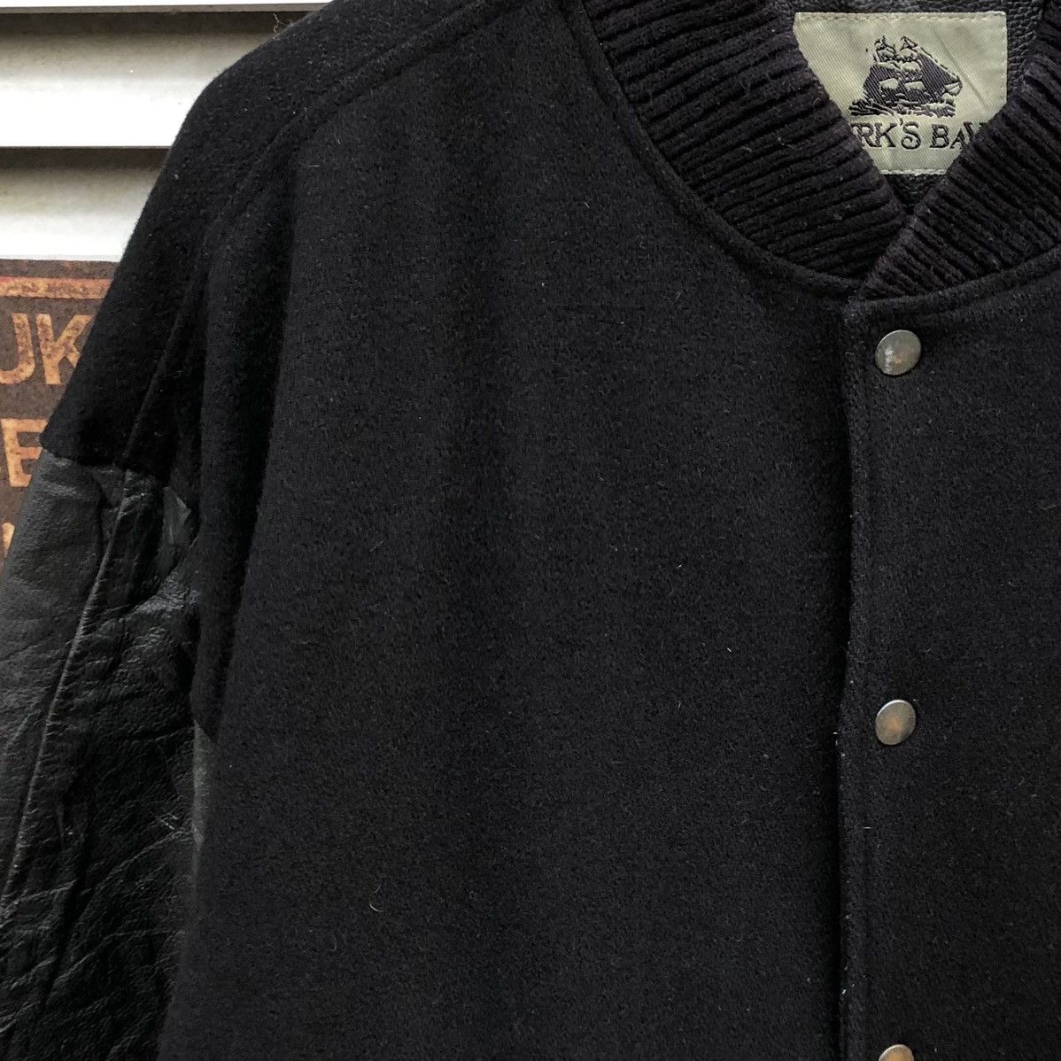 Vintage Vintage BURK’S BAY Wool Leather Varsity Jacket Size US M / EU 48-50 / 2 - 7 Thumbnail