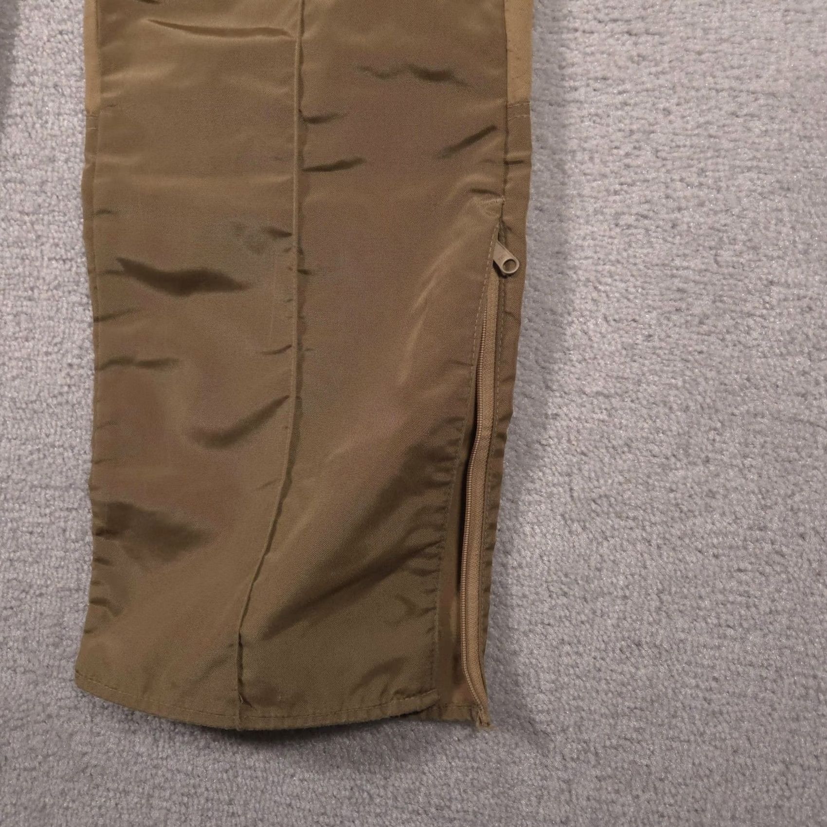 Vintage Bob Allen Pants Mens 32x30 Beige Canvas Workwear Upland Field Ankle Zip Pockets Regular Front Flat Front Zip Mens Beige Canvas Trousers Size US 32 / EU 48 - 5 Thumbnail