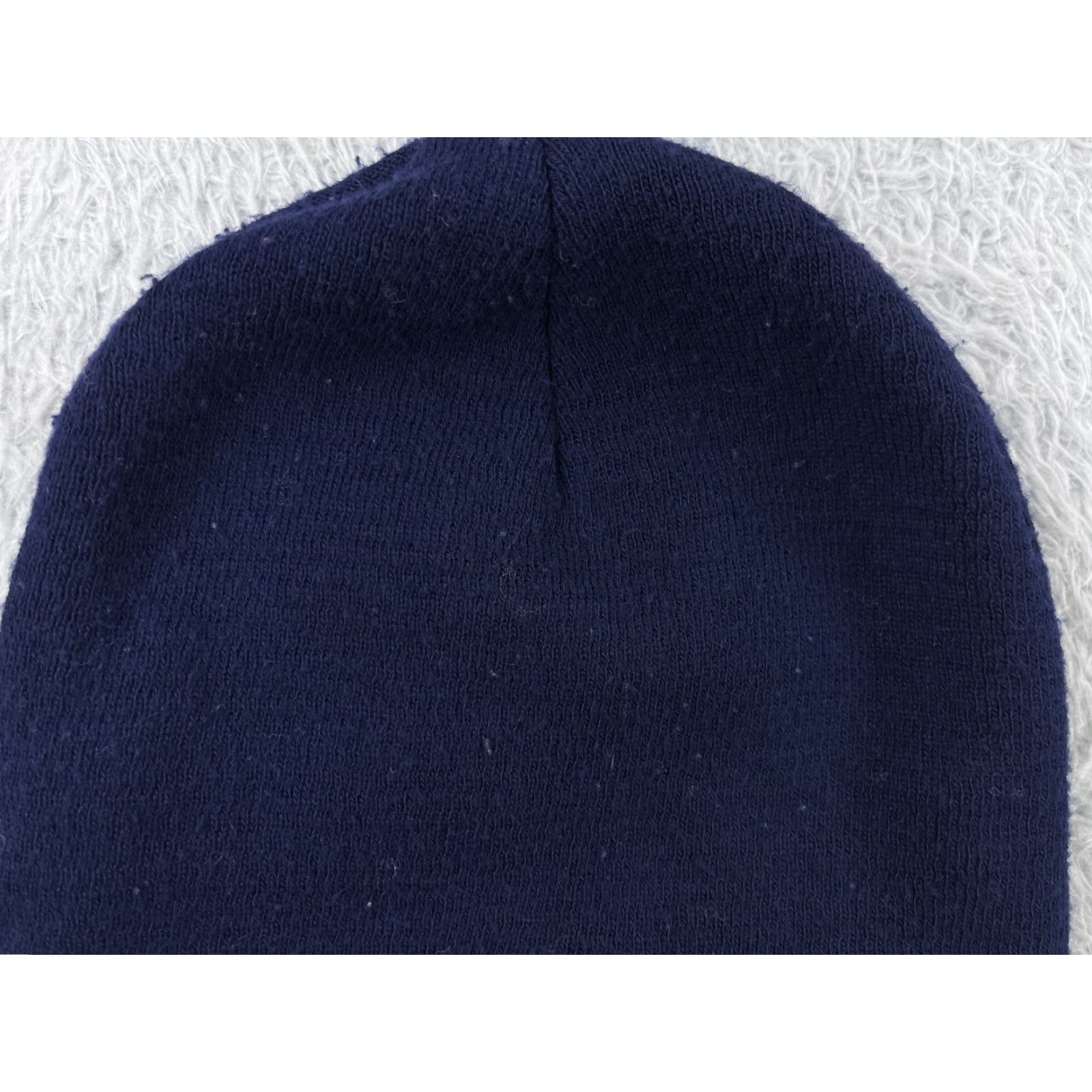 Vintage Unbranded Beanie Adult One Size Navy Blue Knit Acrylic Hats Size ONE SIZE - 3 Thumbnail