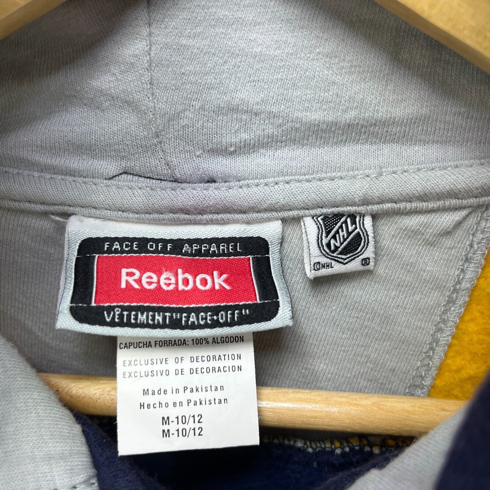 NHL × Vintage Vintage Y2K Buffalo Sabres Zip Up Hoodie Patch 10/12 Youth Size US M / EU 48-50 / 2 - 4 Thumbnail