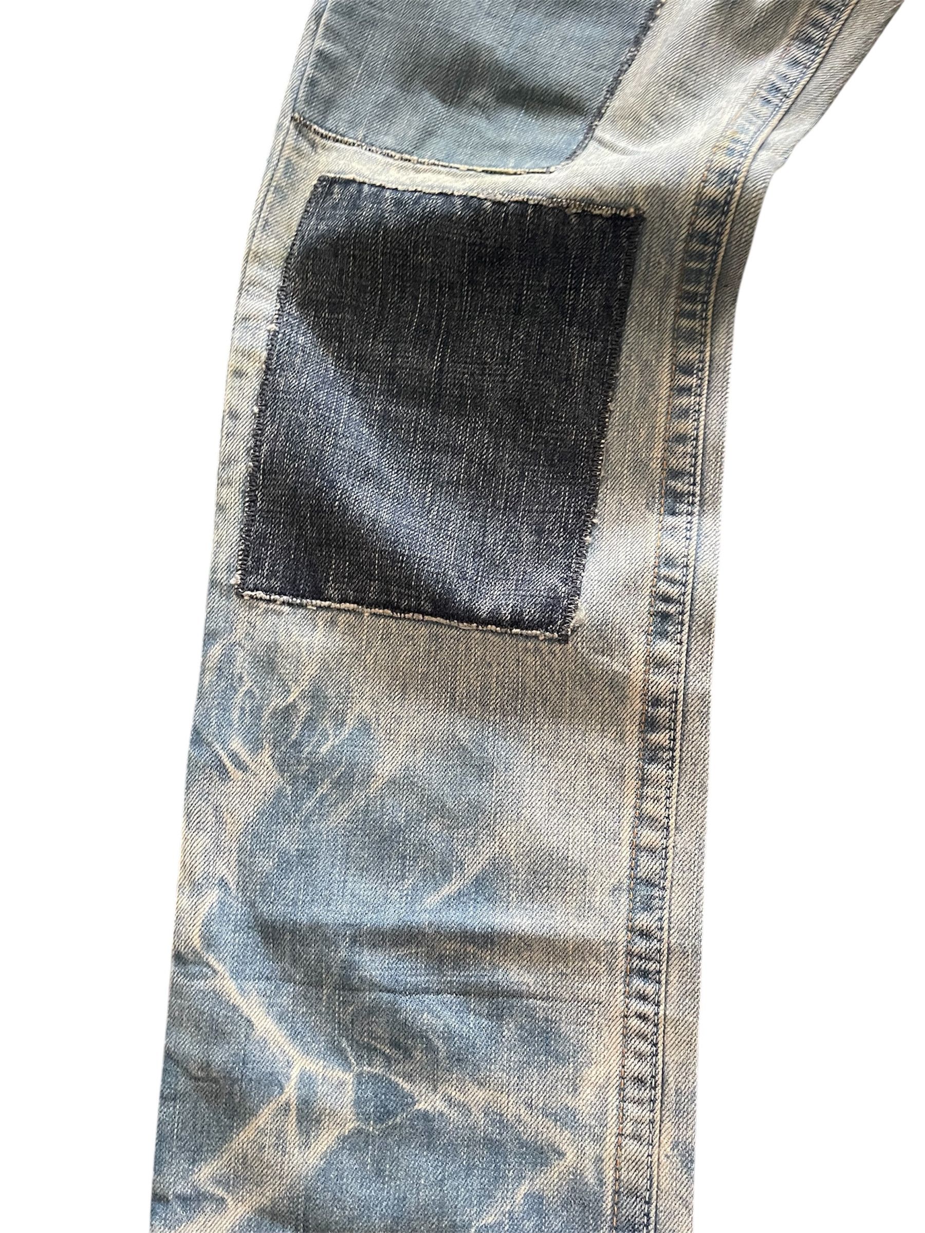 Hysteric Glamour × Le Grande Bleu (L.G.B.) Hysteric Glamour Patchwork Low Rise Baby Blue Reconstruck Size US 30 / EU 46 - 7 Thumbnail