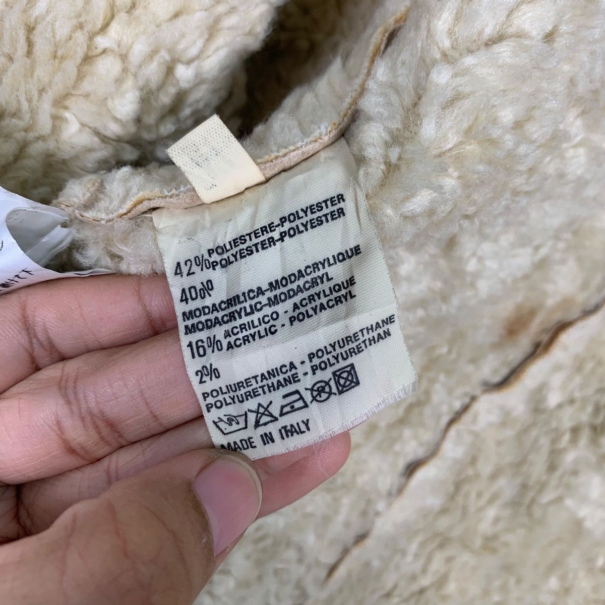 Vintage GRACE CONTINENTAL Rabbit Fur Sherpa Jacket #0218-C10 Size XS / US 0-2 / IT 36-38 - 18 Thumbnail