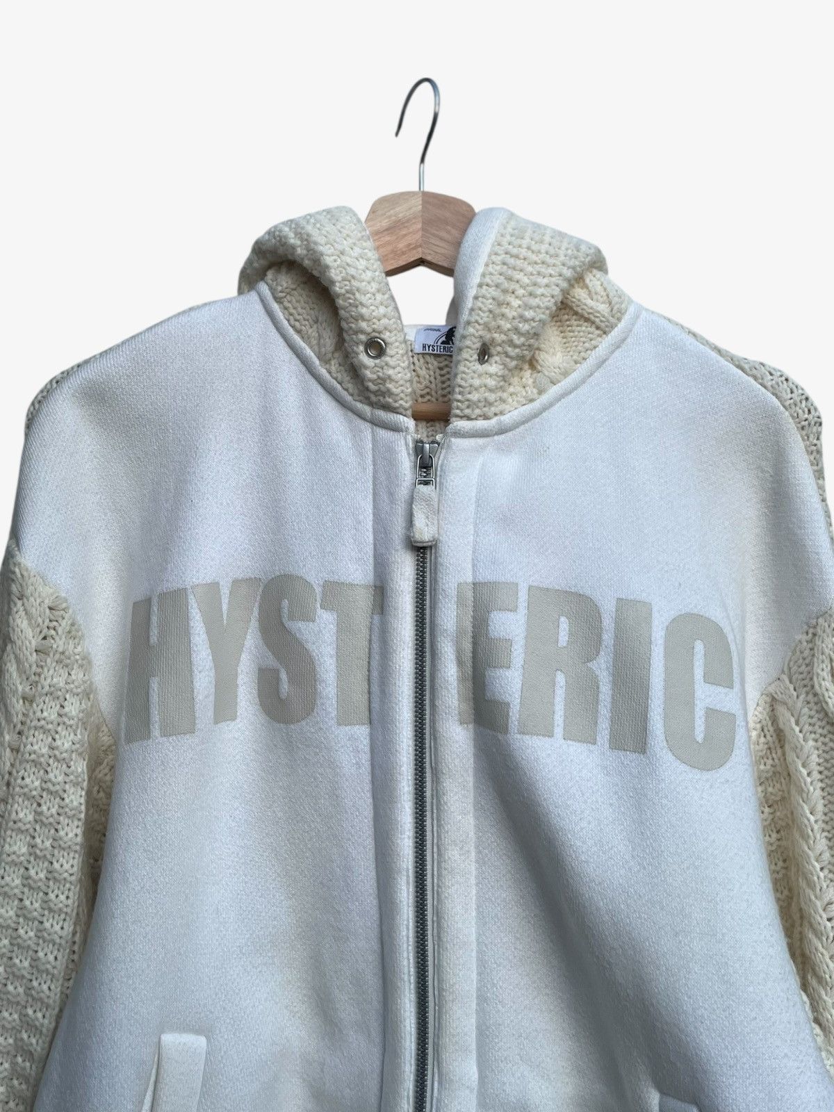 Hysteric Glamour Hysteric Glamour Chunky Knit Zip Up Hoodie Size US M / EU 48-50 / 2 - 4 Thumbnail