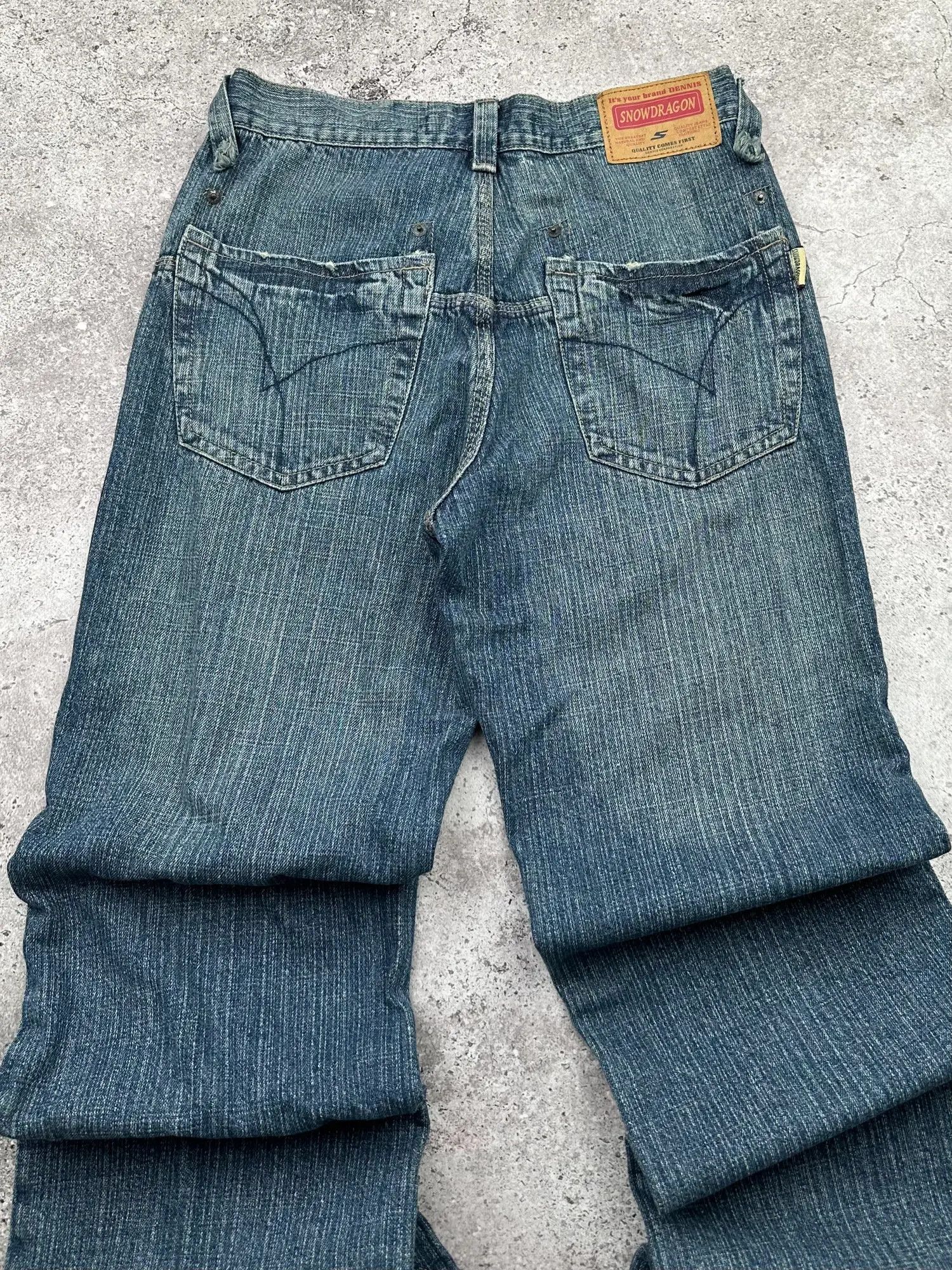 Japanese Brand Vintage Wide Jeans C507(V540) Size US 30 / EU 46 - 6 Thumbnail