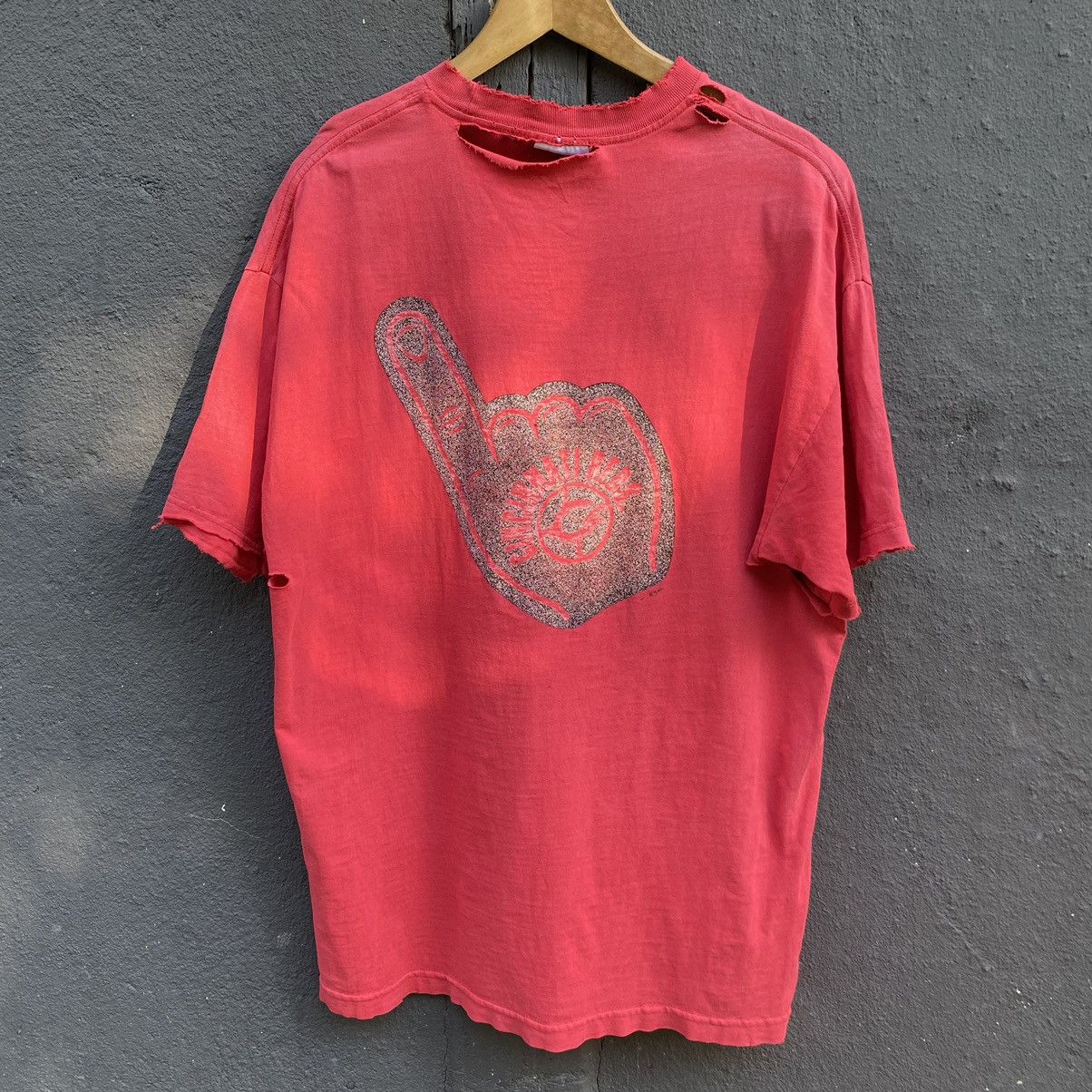 Nike Thrashed Faded Vintage Y2K Nike Cincinnati ERD GRUNGE TEE Size US L / EU 52-54 / 3 - 2 Thumbnail