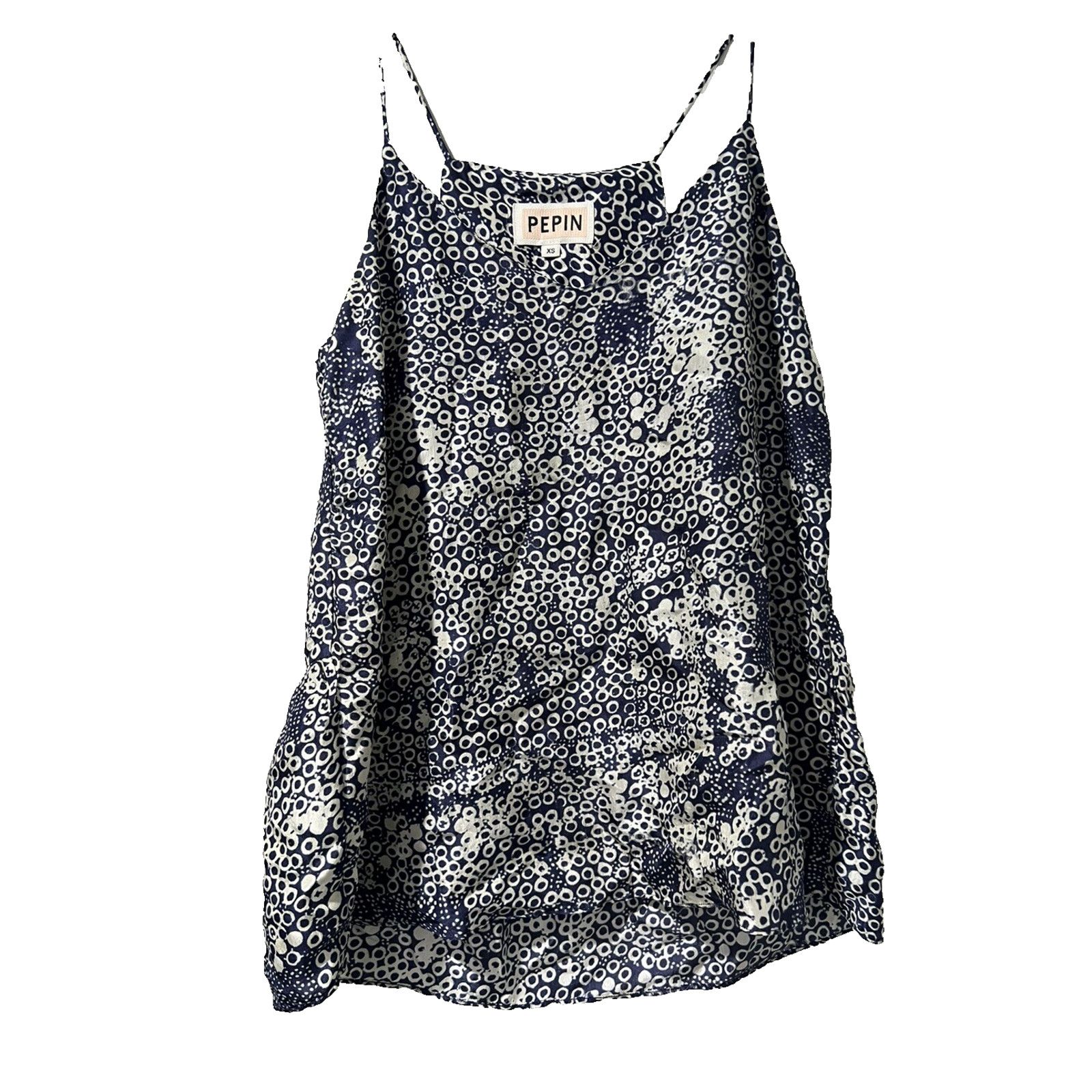 & Other Stories Pepin Silk Top Women XS Abstract Strap Light Top Size XS / US 0-2 / IT 36-38 - 1 Thumbnail