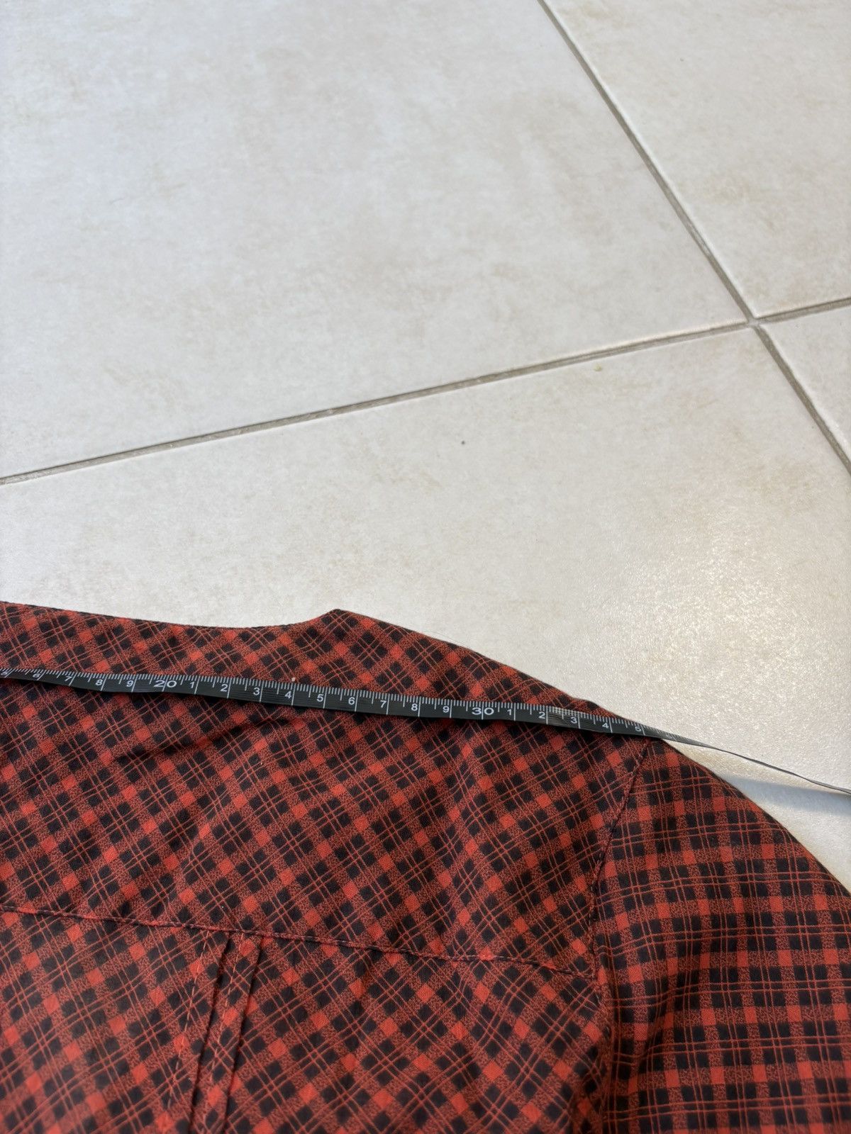 RRL Ralph Lauren Burgundy Plaid Western Blouse Double RL Women XS New Size XS / US 0-2 / IT 36-38 - 8 Thumbnail