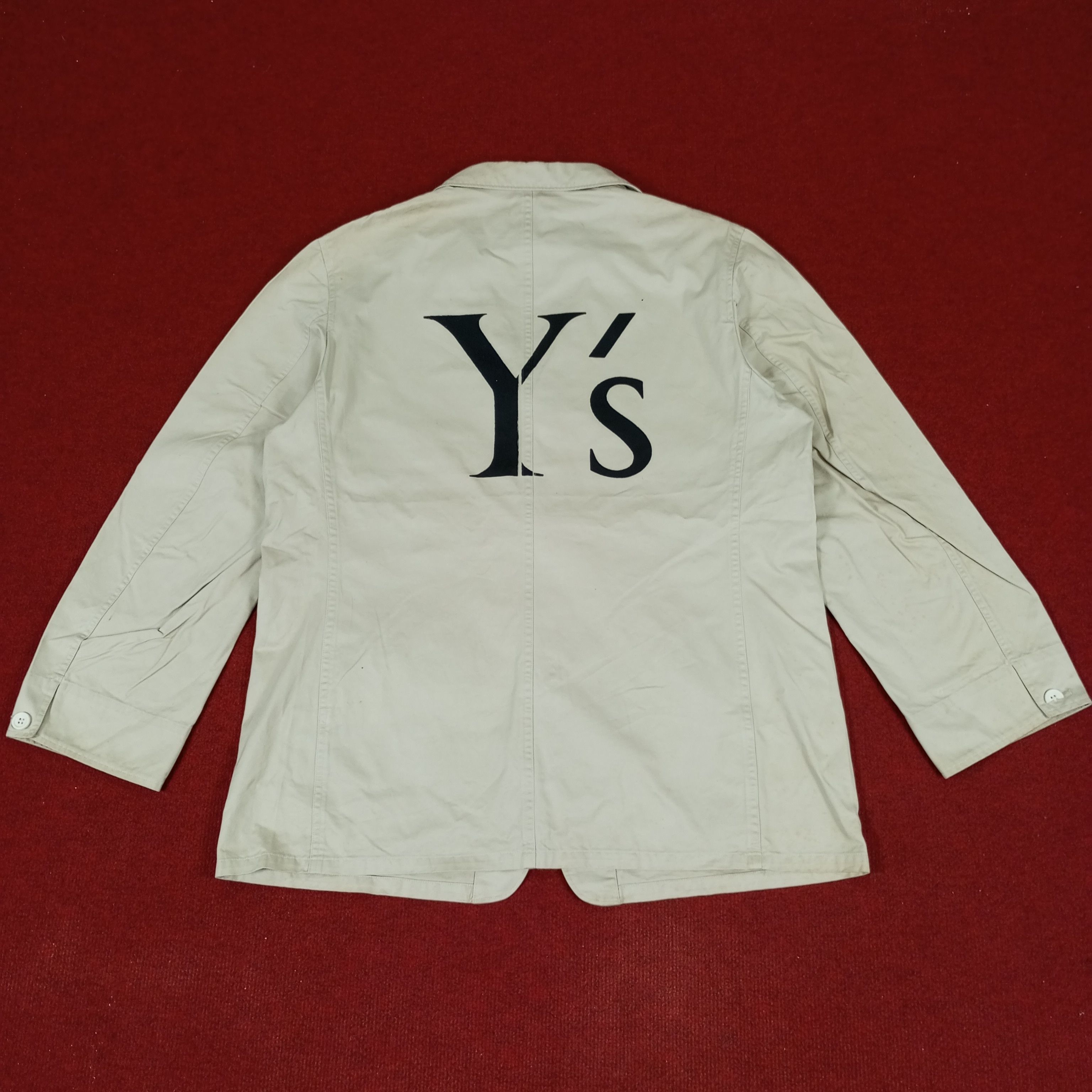 Japanese Brand Y's For Men By Yohji Yamamoto Fashion Style Custom Jacket Size US L / EU 52-54 / 3 - 1 Thumbnail