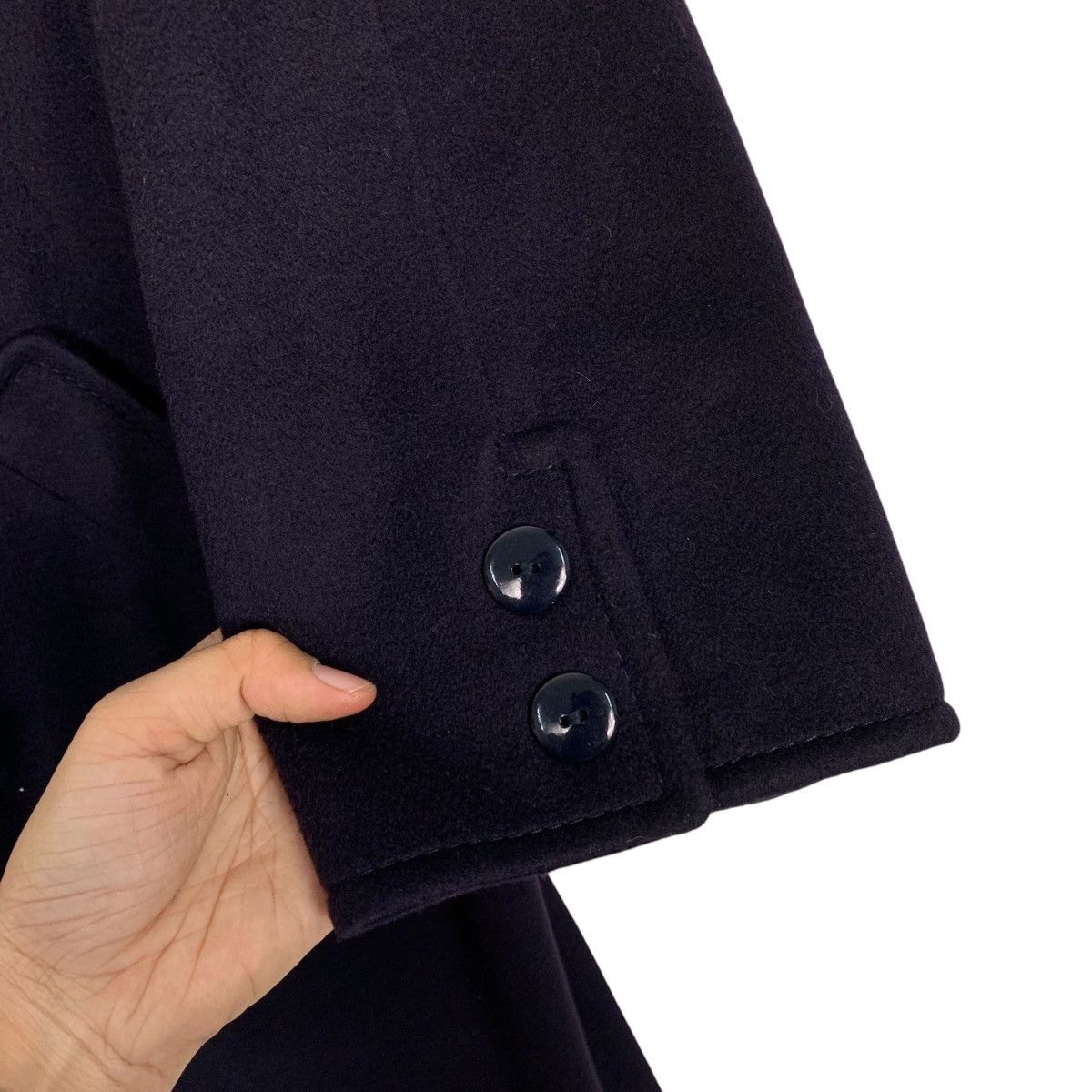 Other Italian Designer Monique Double Breasted Cashmere Coat Size M / US 6-8 / IT 42-44 - 13 Thumbnail