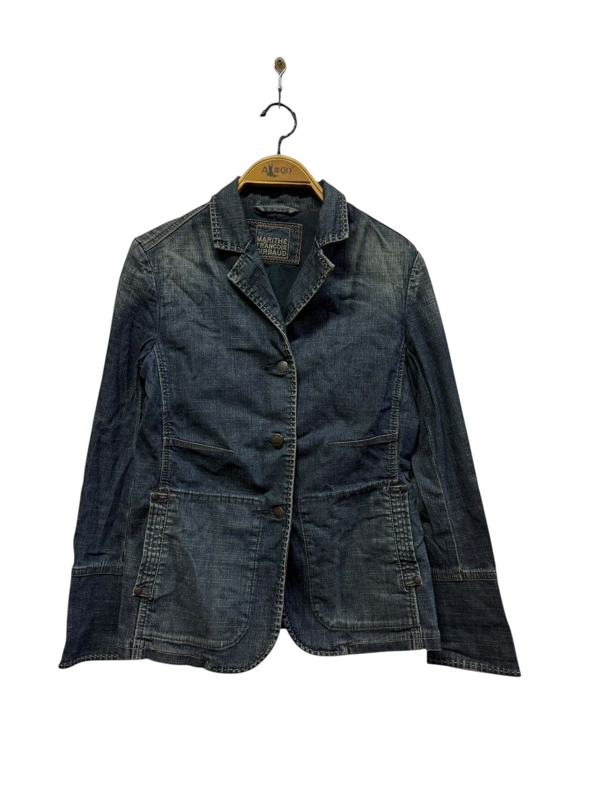 Marithe + Francois Girbaud Vintage Marithe Francois Girbaud Denim Jacket Size S / US 4 / IT 40 - 1 Thumbnail