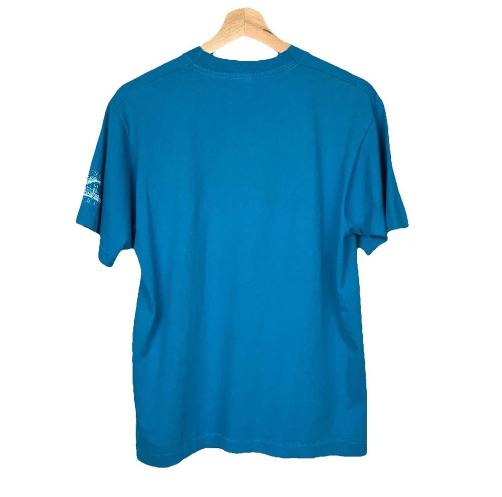 Other Vintage 90s Howl At The Moon Saloon Blue T Shirt Medium Size US M / EU 48-50 / 2 - 5 Thumbnail