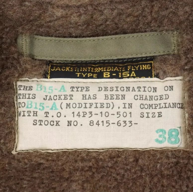 The Real McCoy's THE REAL McCOY'S B-15A MOD Flight Jacket 2504-Nextarrow Size US M / EU 48-50 / 2 - 5 Thumbnail