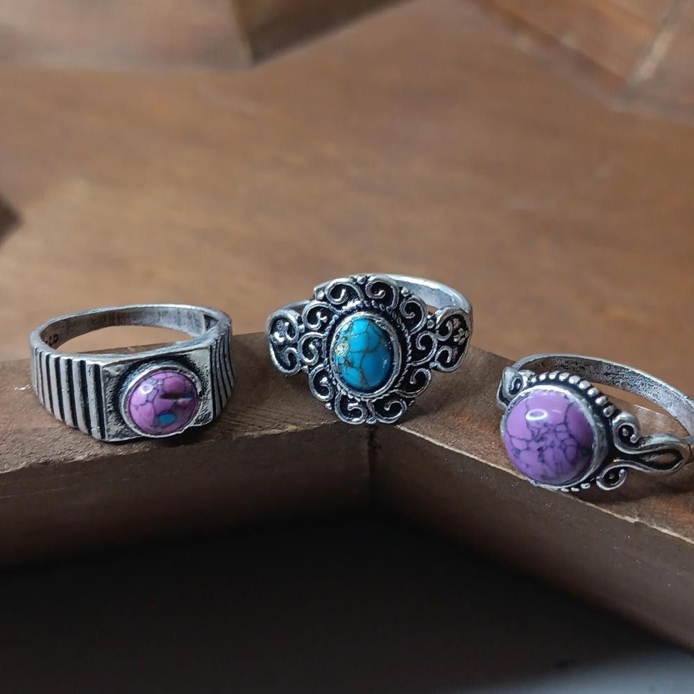 Designer Ring lot, 12 ring, size 6-7 Size ONE SIZE - 6 Thumbnail