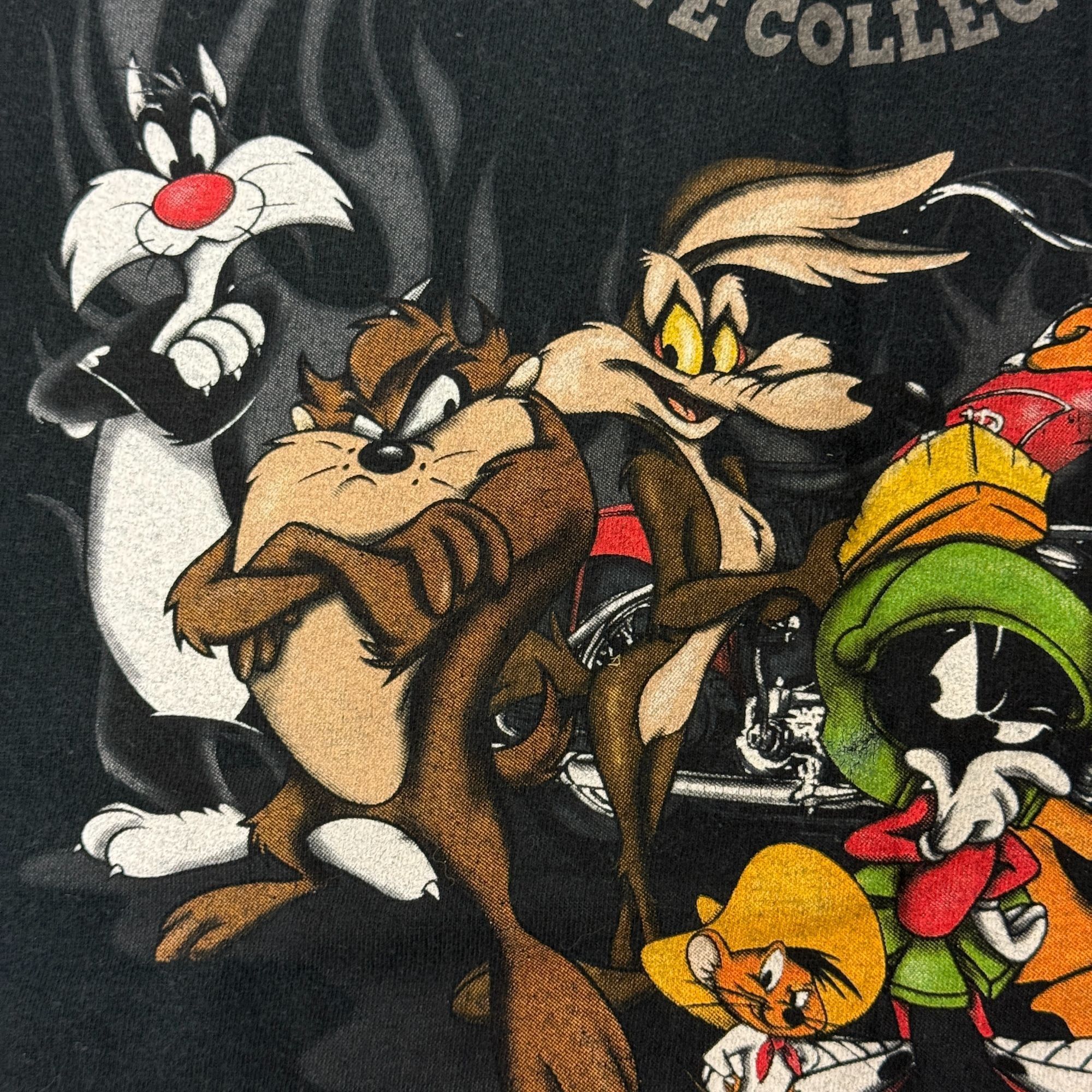 Harley Davidson LOONEY TUNES Crew Motorcycle NEON MARVIN Martian Biker Shirt Size US XL / EU 56 / 4 - 11 Thumbnail