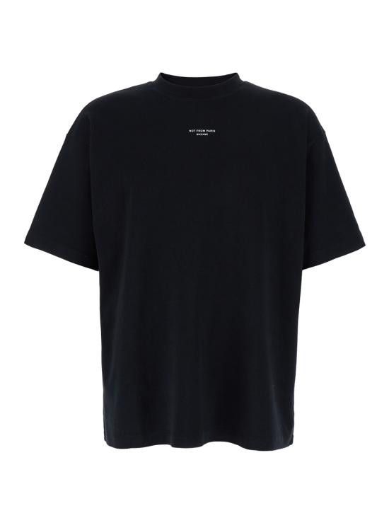 Drole De Monsieur DROLE DE MONSIEUR Men Tops PERMTS202CO002BL Black Size US M / EU 48-50 / 2 - 1 Thumbnail